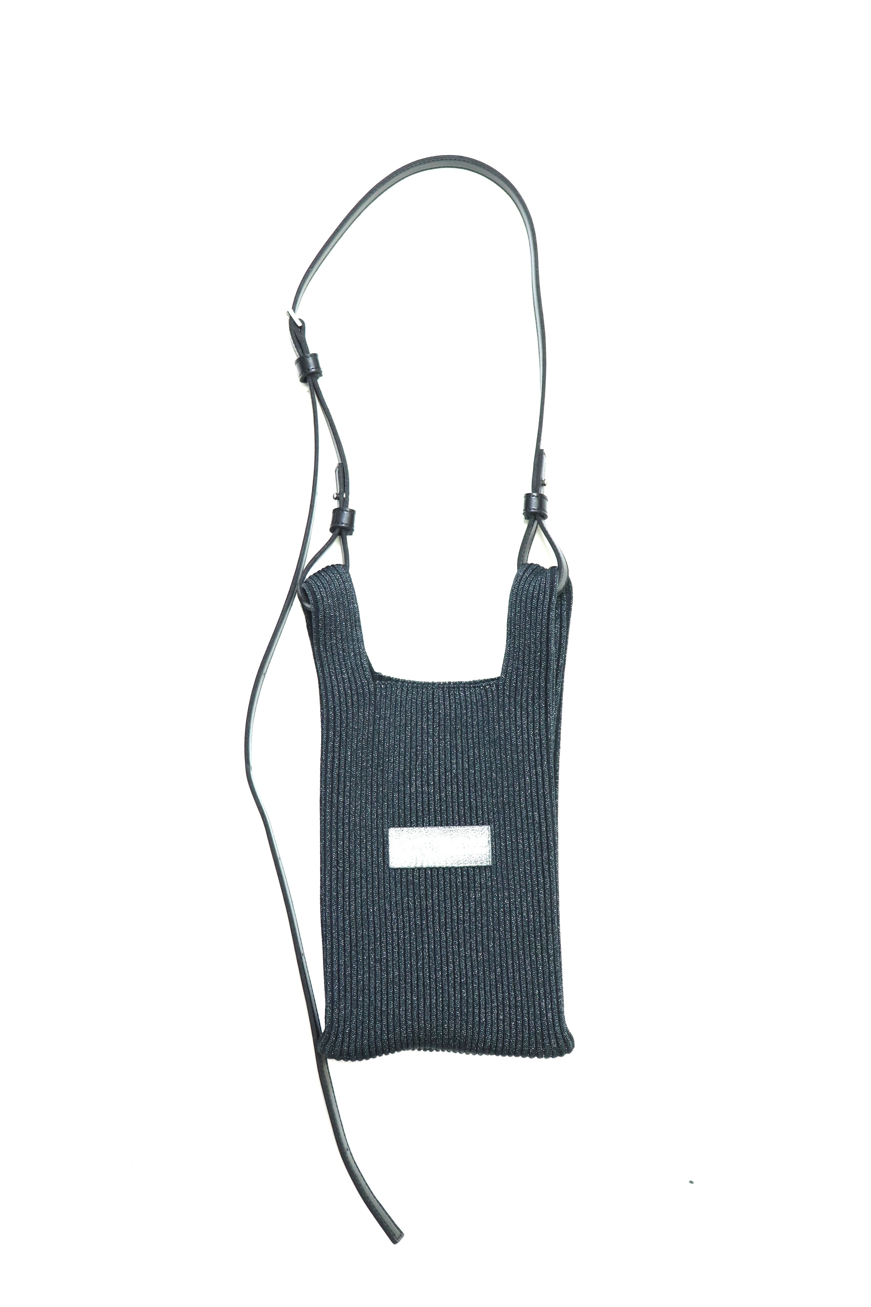LASTFRAME(ラストフレーム)のKYOTO METALLIC MARKET BAG MINI CHARCOAL 