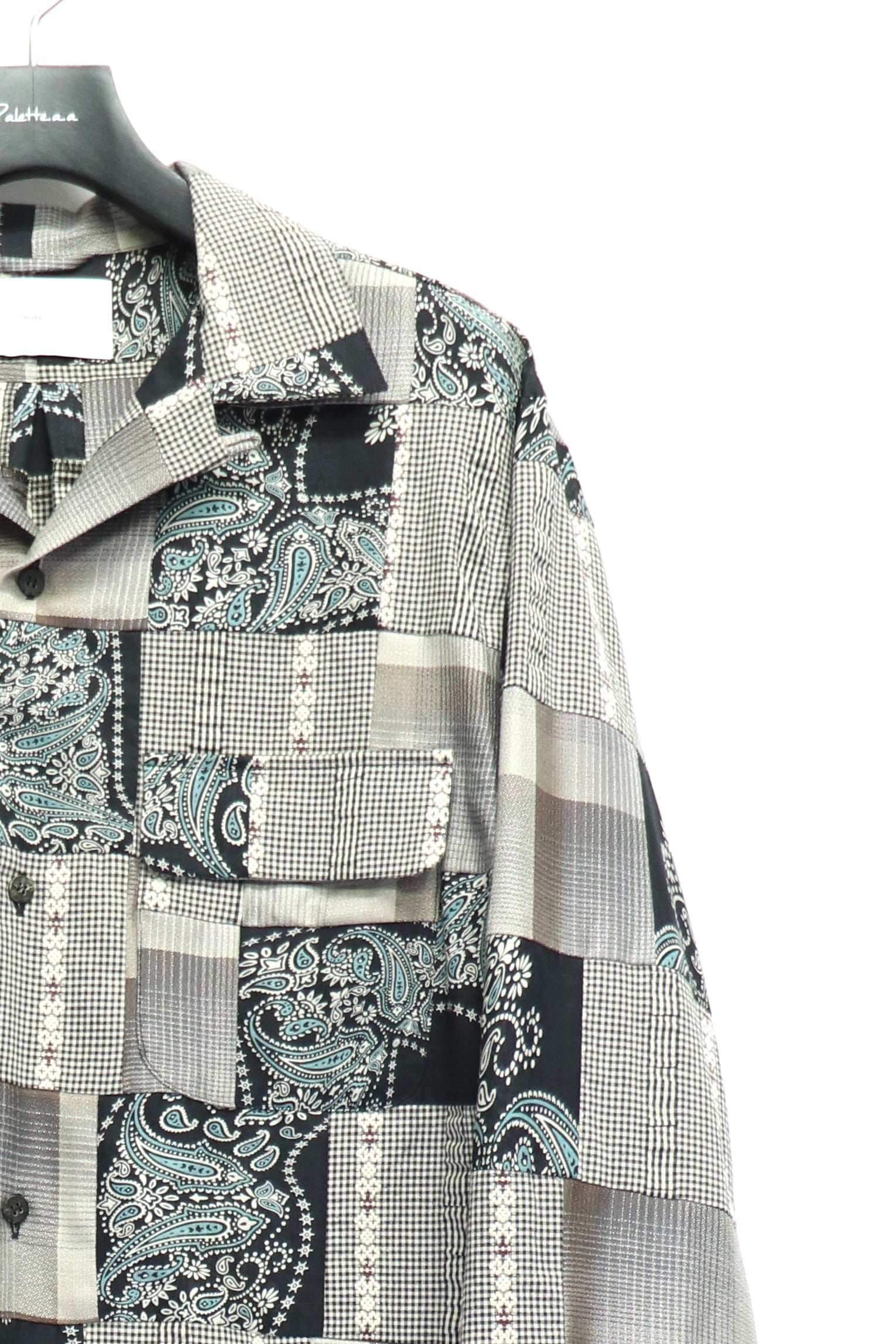 SUGARHILL(シュガーヒル)のPATCH-WORK SHIRT BLACKの通販｜PALETTE art