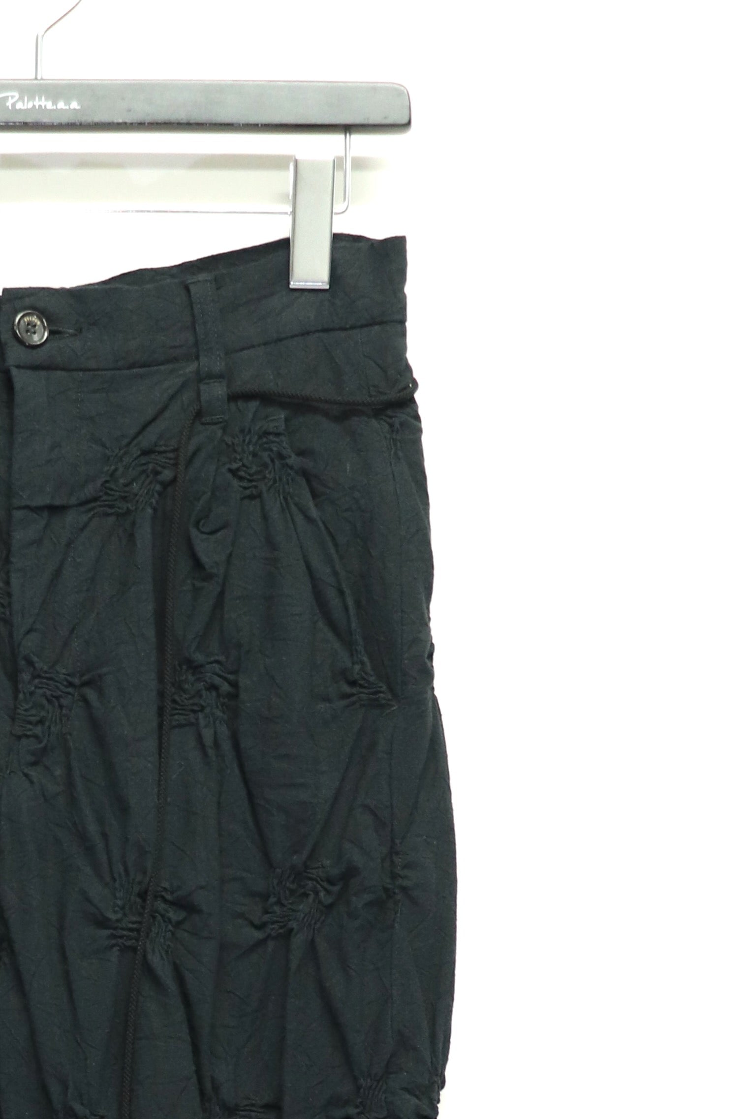 BELPER(ベルパー)の23SS EMBROIDERY LINEN SLACKS BLACKの通販