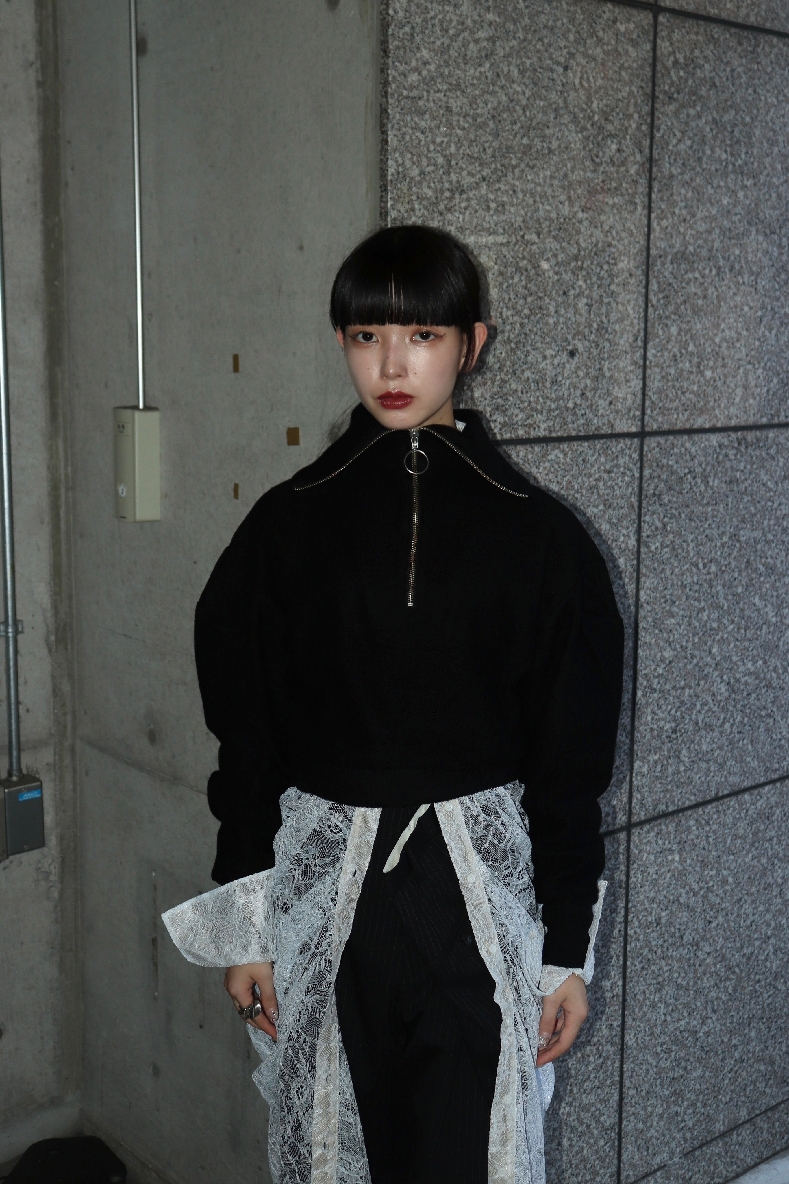 シャツ/ブラウス(半袖/袖なし) AKIKOAOKI Sailor zip blouse AKIKOAOKI(アキコアオキ)のsailor TOPの通販｜PALETTE art aliveの