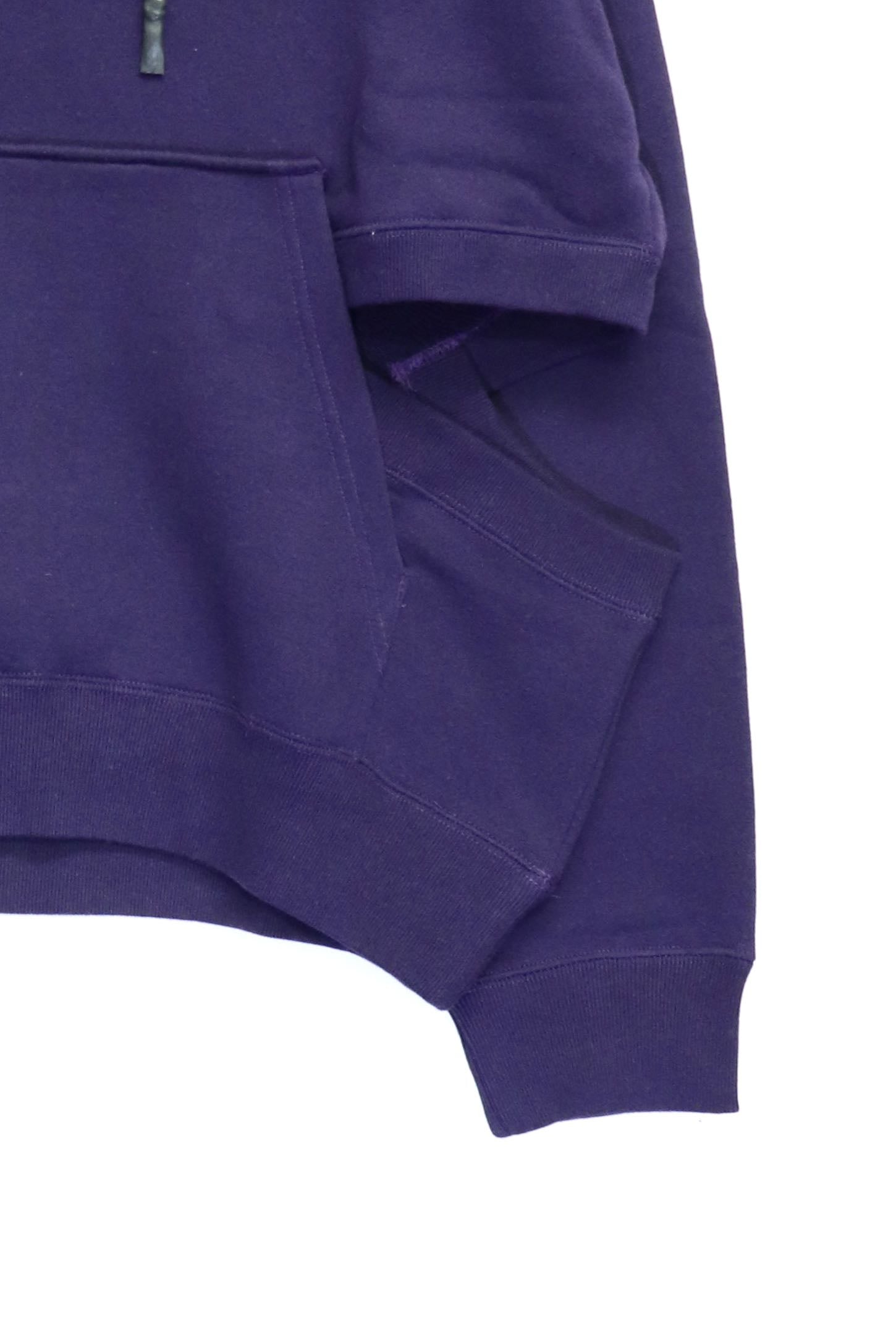 TOGA VIRILIS Hole sweat hoodie(PURPLE)