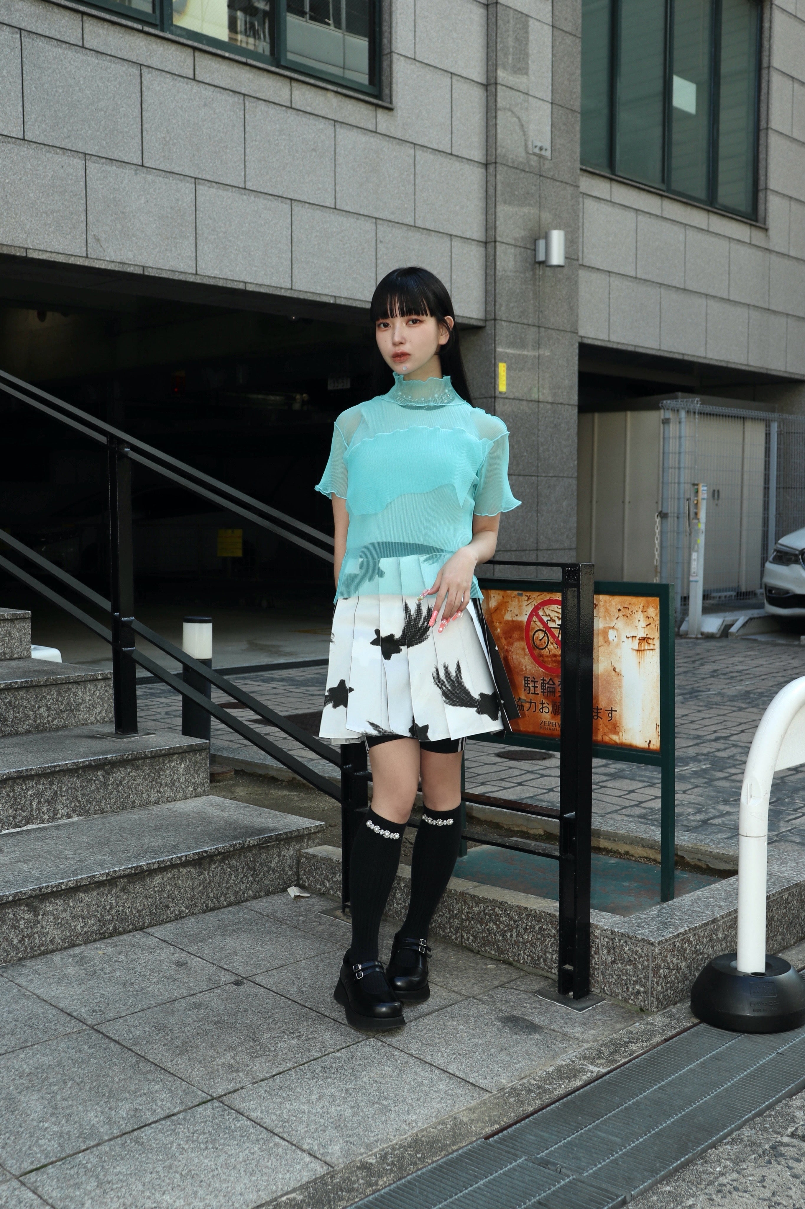 kotohayokozawa(コトハヨコザワ)のGHOST TODO TOP SHORTSLEEVE