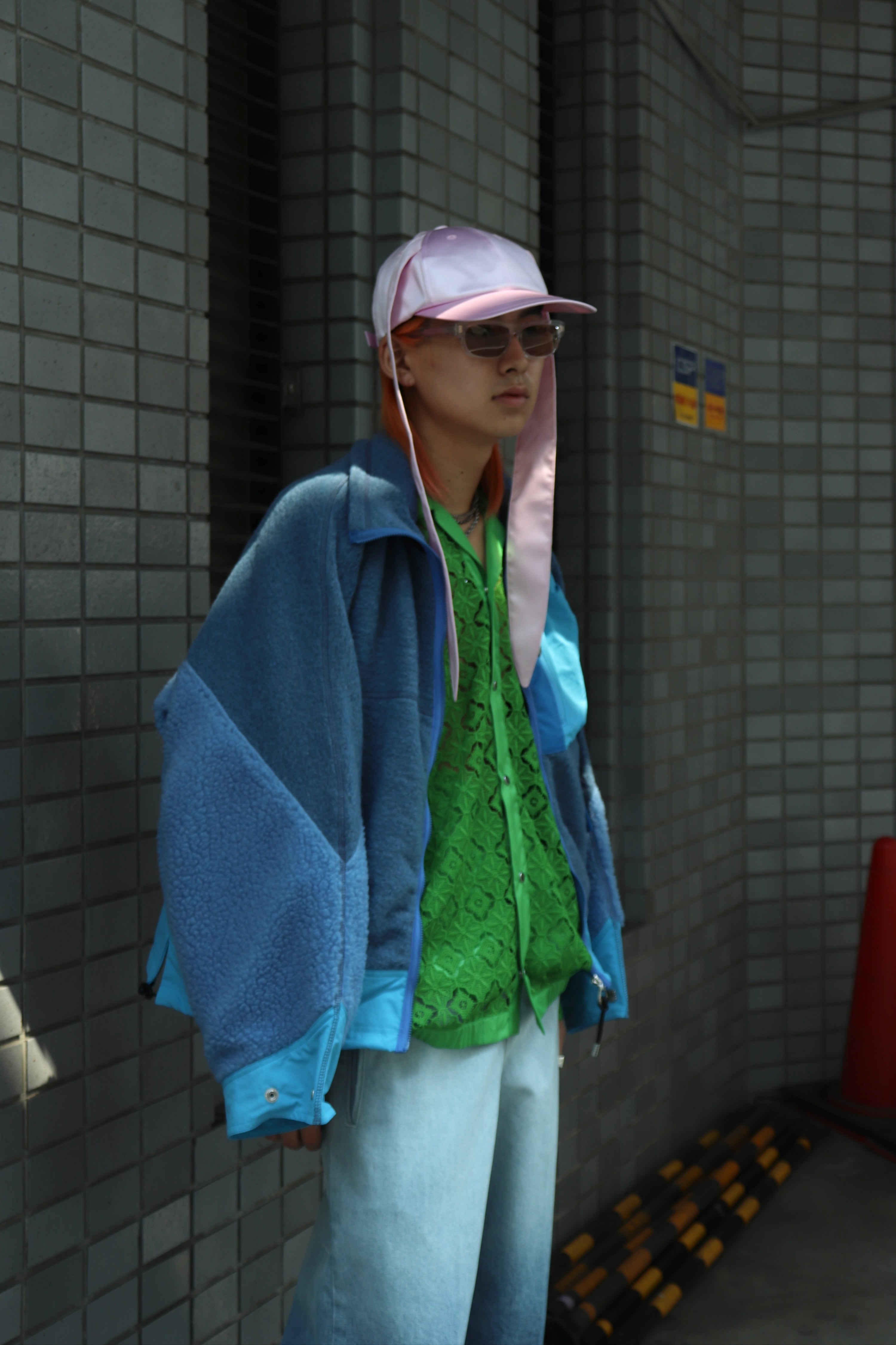 TOGA VIRILIS(トーガ ビリリース)のWool jersey blouson Light Blueの