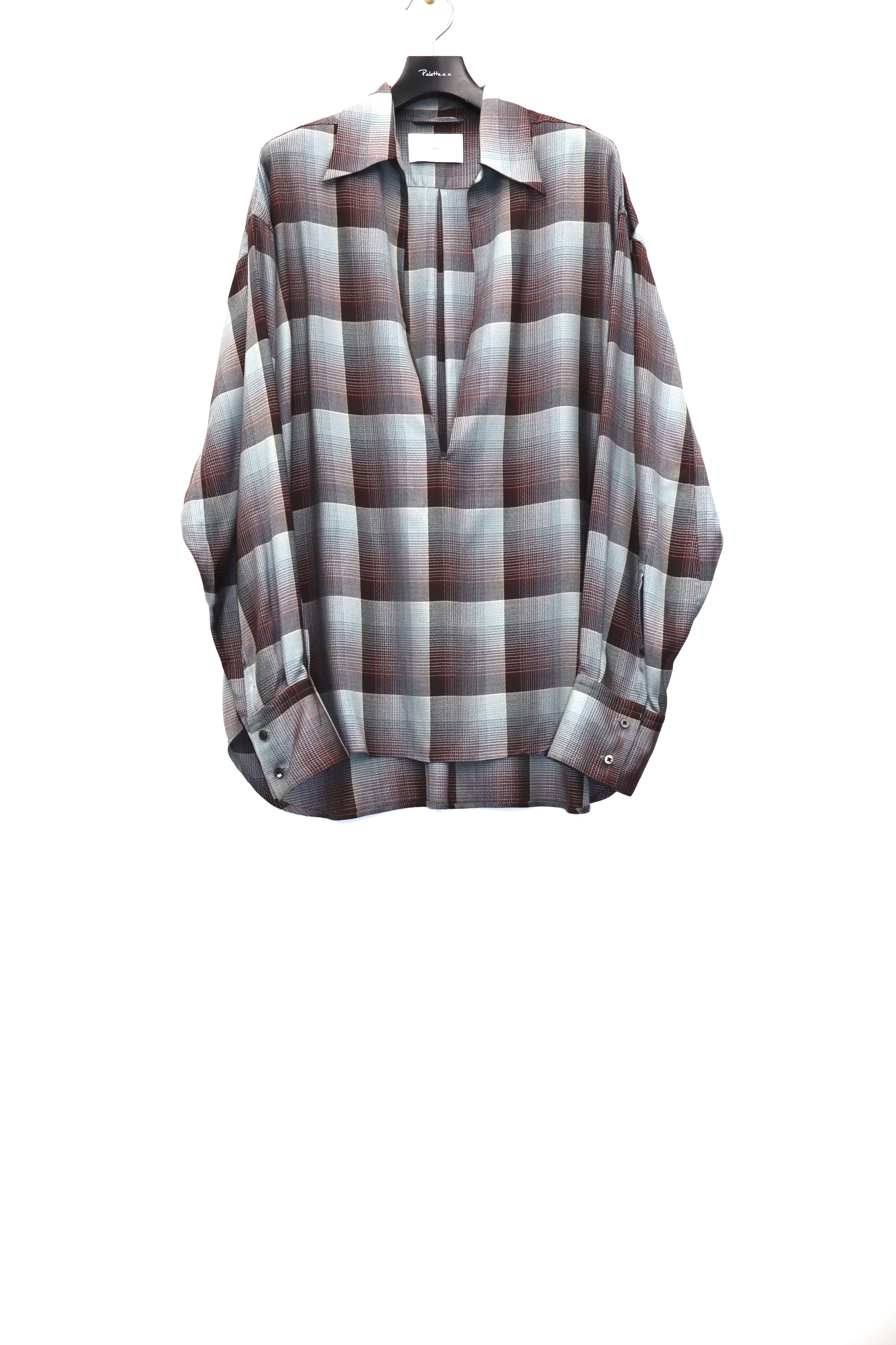 SUGARHILL(シュガーヒル)のOMBRE SKIPPER SHIRT RED MINTの通販