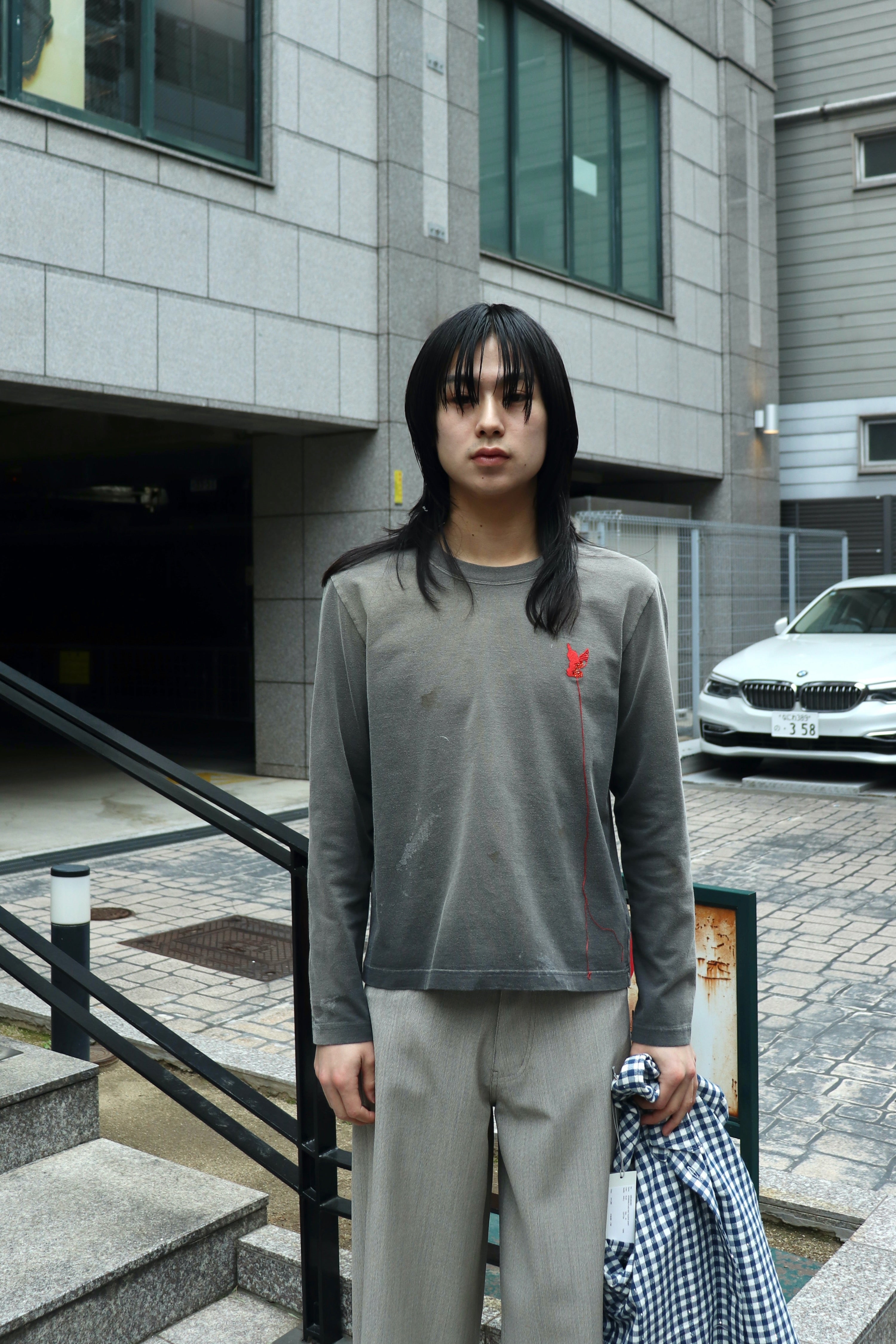 MASU(エムエーエスユー)のWASTED RED ANGEL LONG SLEEVE T-SHIRT BLACK