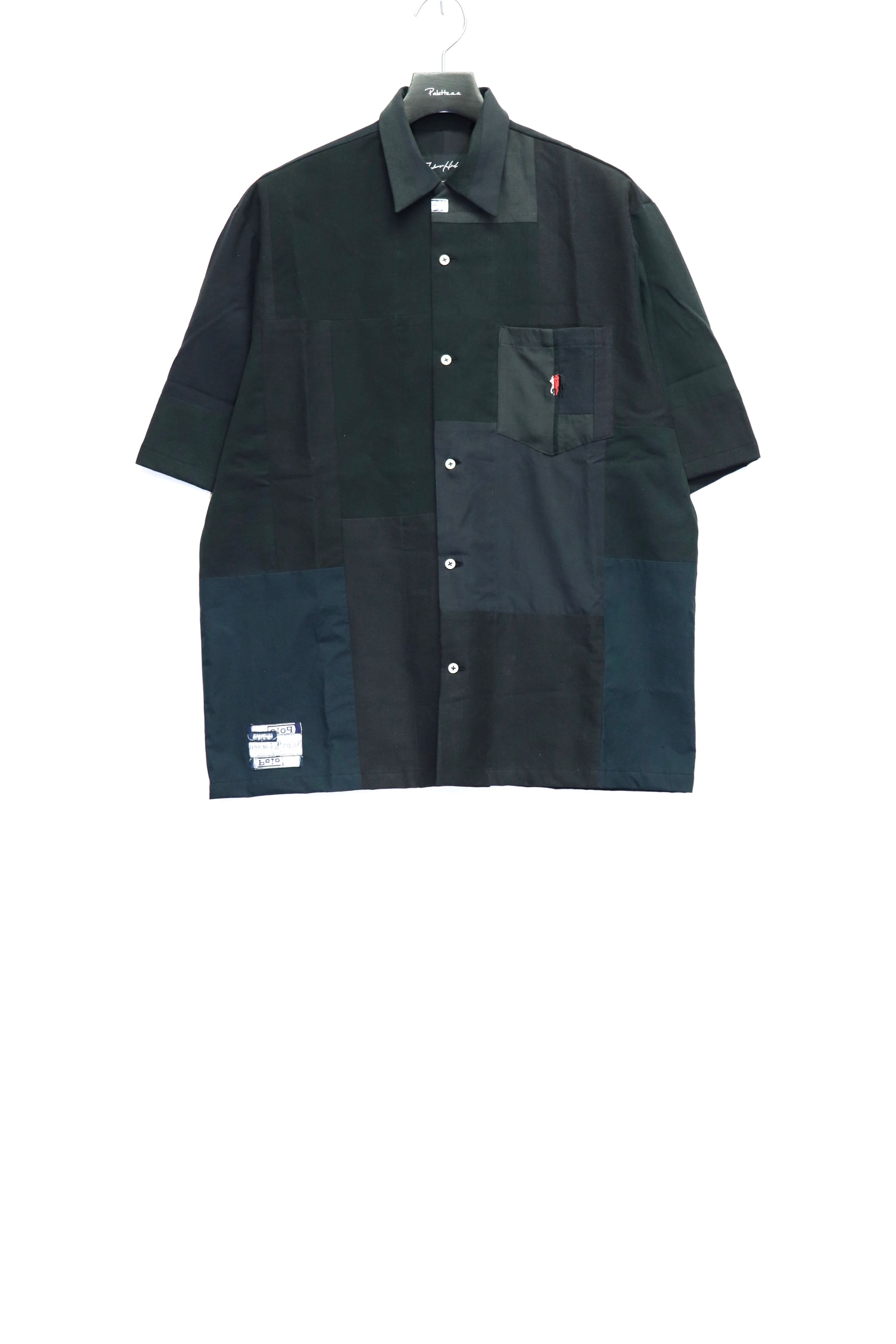 TAKAYA HIOKI (Takaya Hioki) Polo Remake Open Coller Shirt-1 (Shirt 