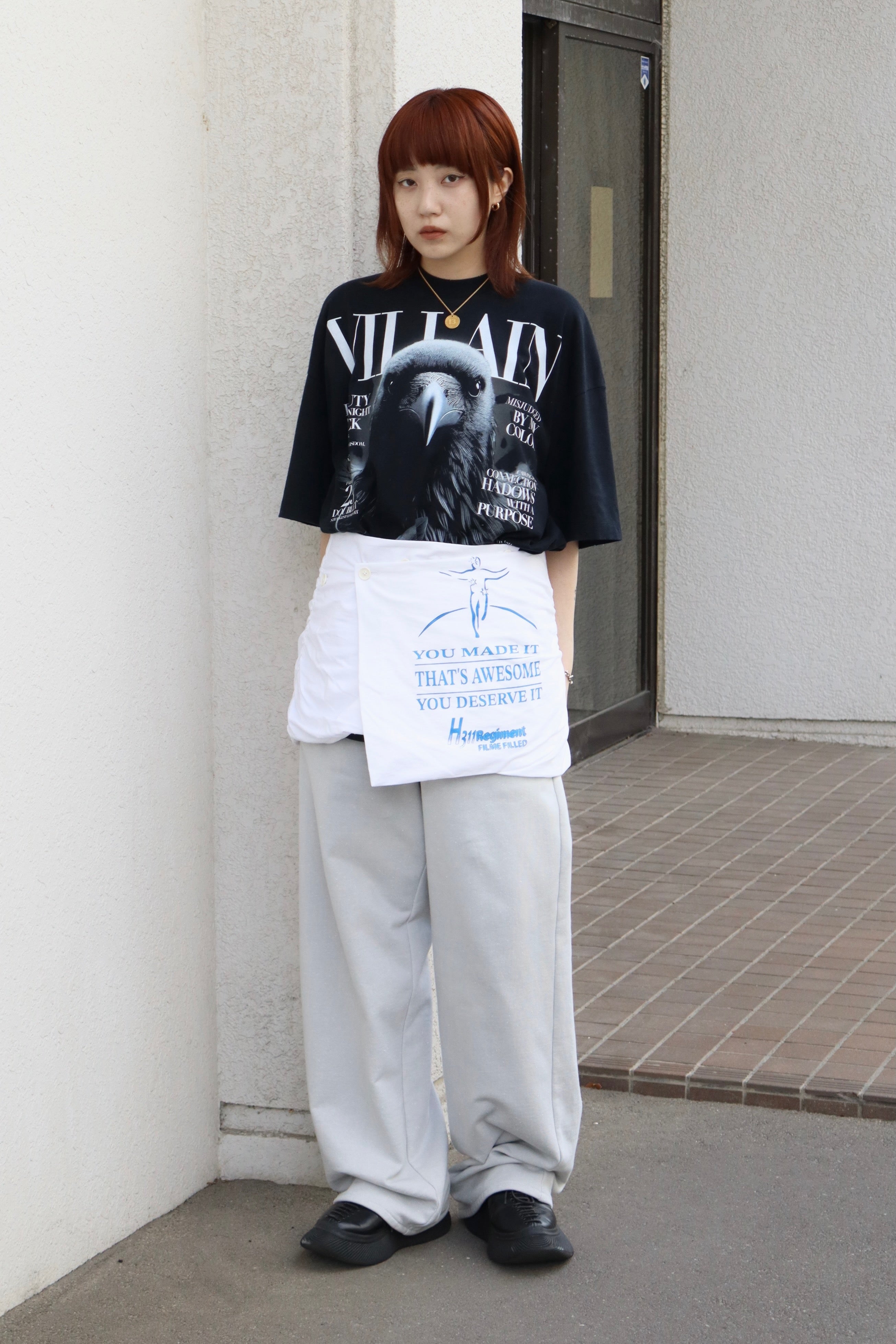 doublet(ダブレット)のVILLAIN COVER PRINT T-SHIRT BLACKの通販 