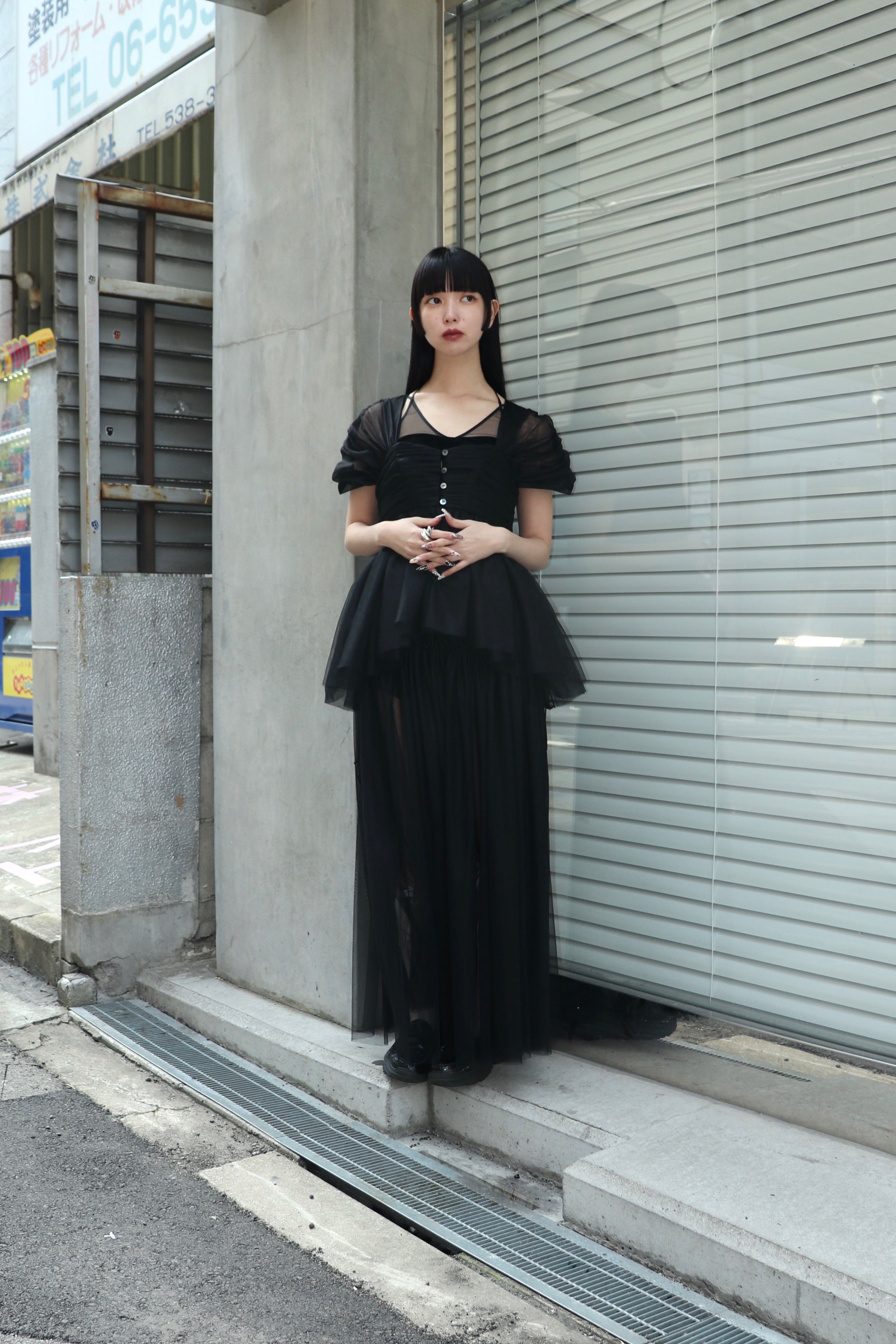 FETICO(フェティコ)のGATHERED TULLE MIDI SKIRT(スカート)の通販