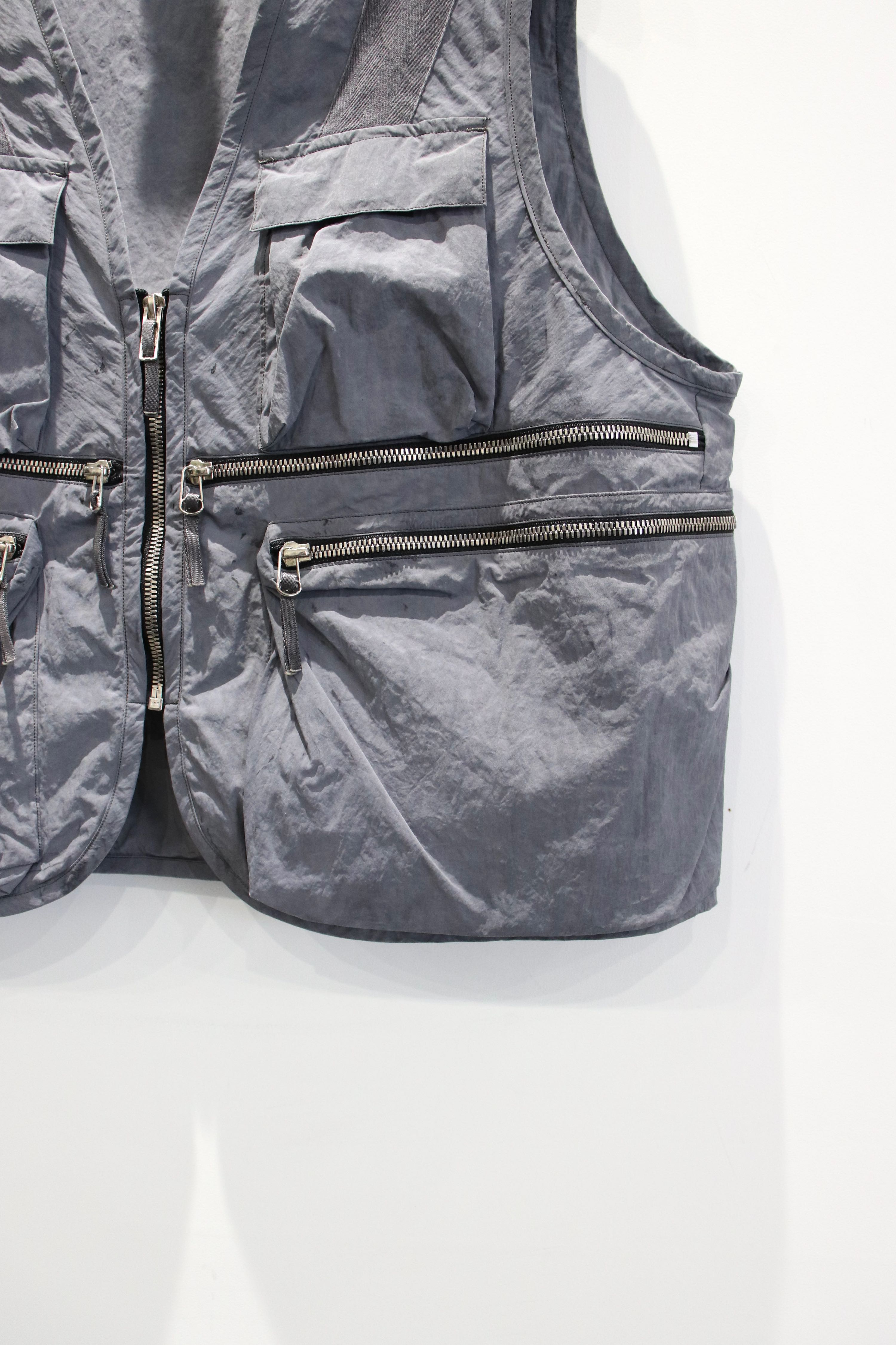 NULABEL(ニューレーベル)のGARMENT DYED NYLON VESTの通販