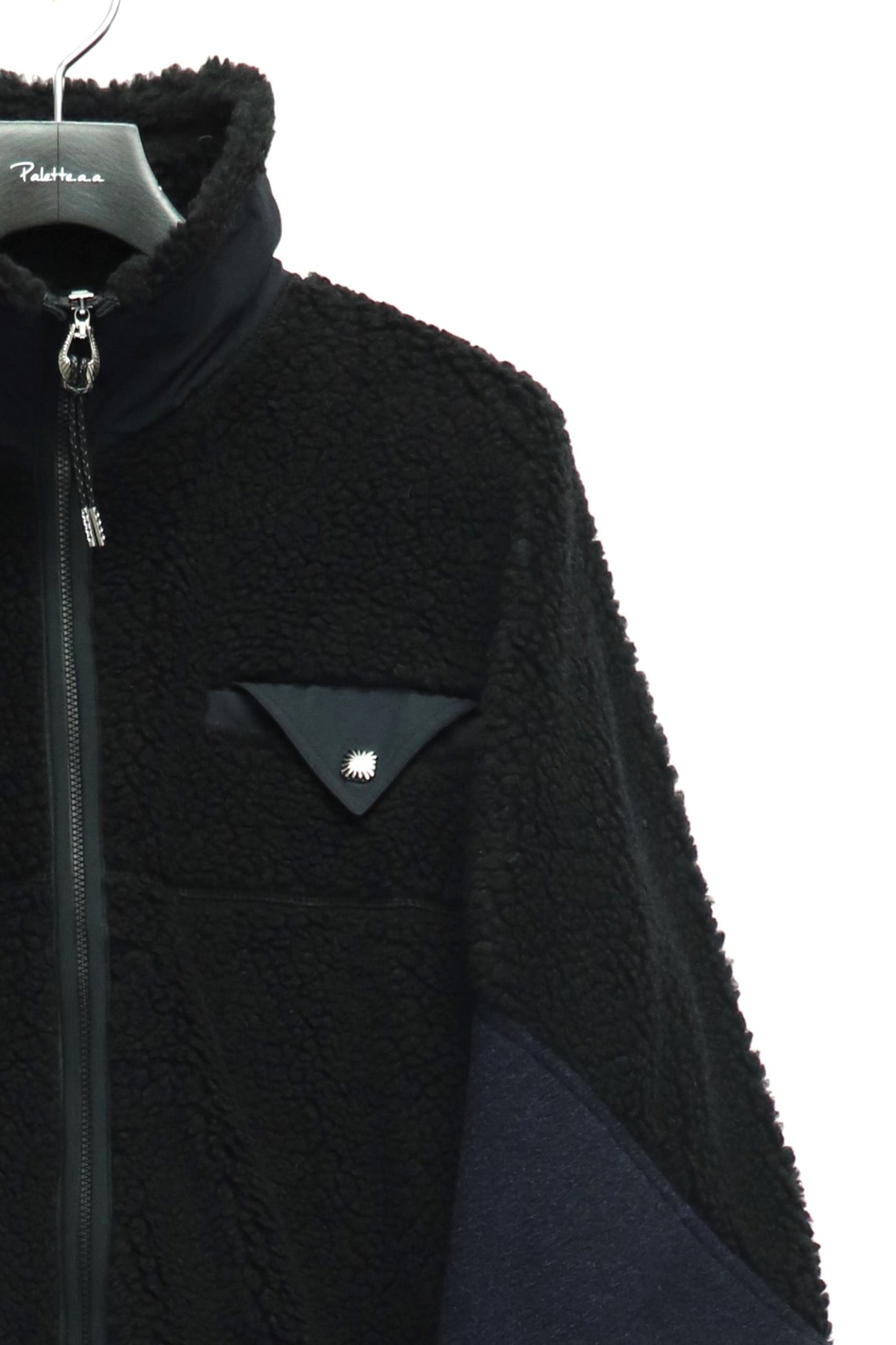 TOGA VIRILIS(トーガ ビリリース)のWool jersey blouson BLACKの通販
