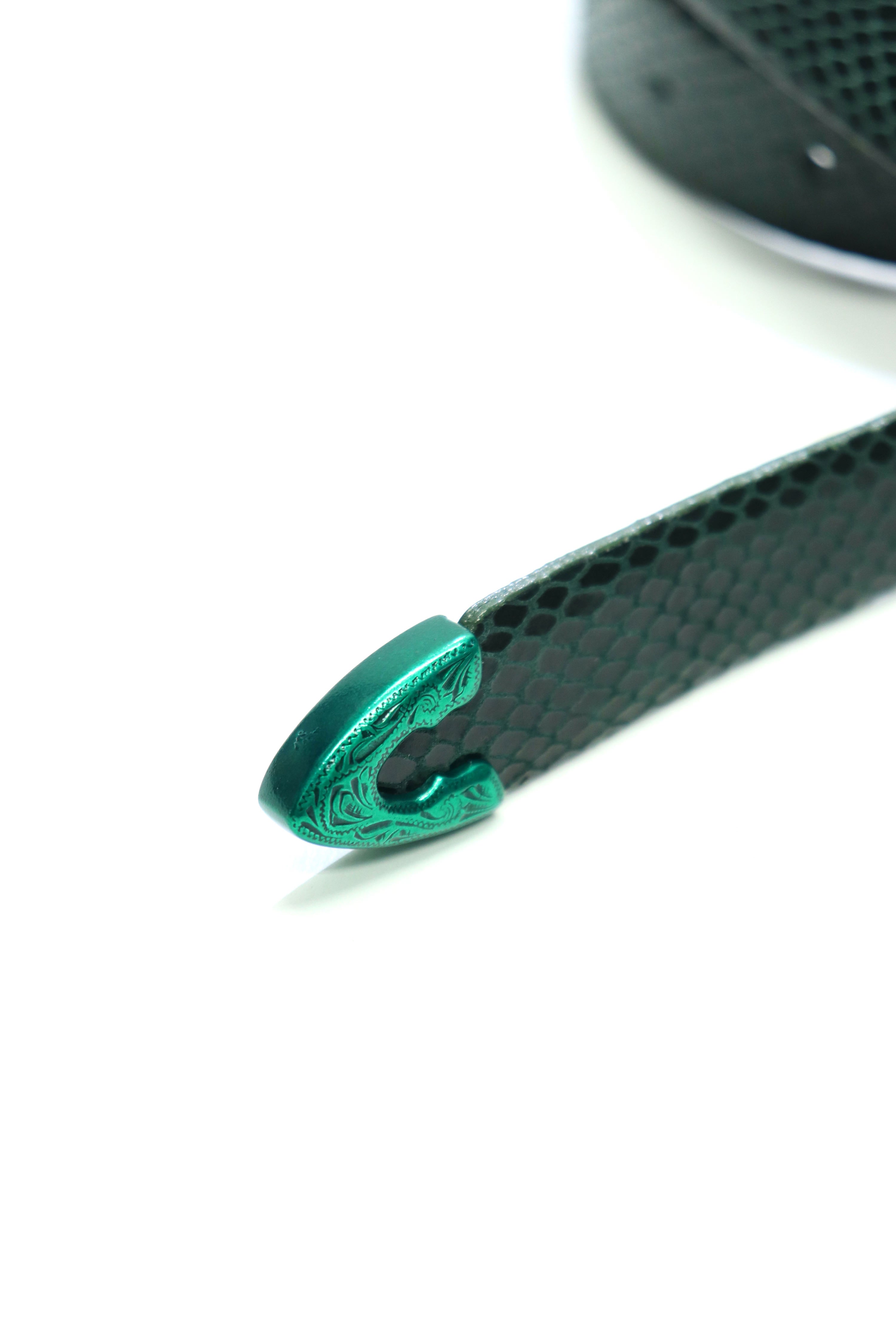 TOGA VIRILIS(トーガ ビリリース)のLeather belt color GREENの通販