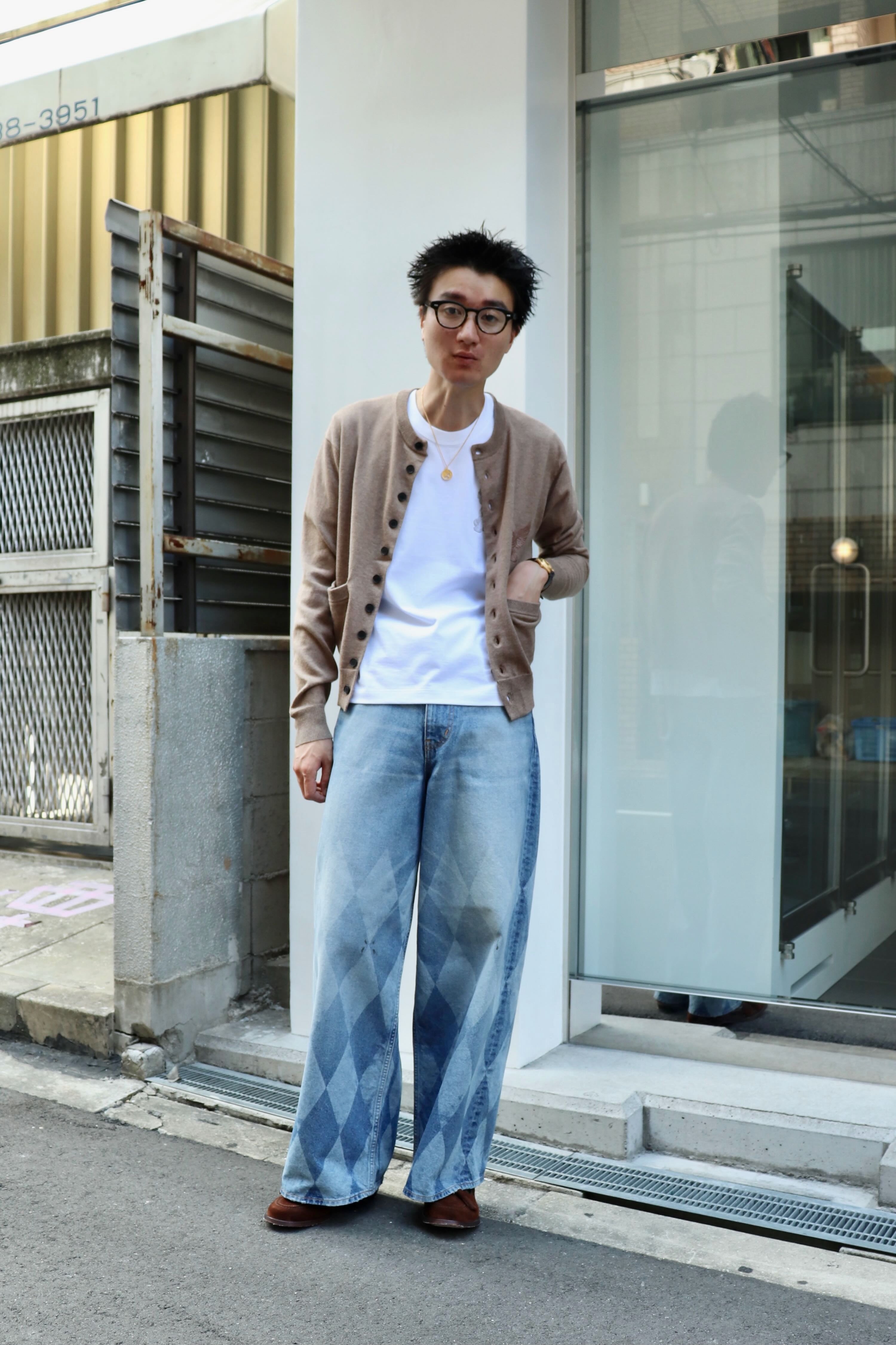 トップス MASU 25AW 10 BUTTONS CARDIGAN - BEIGE MASU(エムエーエスユー)の10 BUTTONS CARDIGAN BEIGEの通販