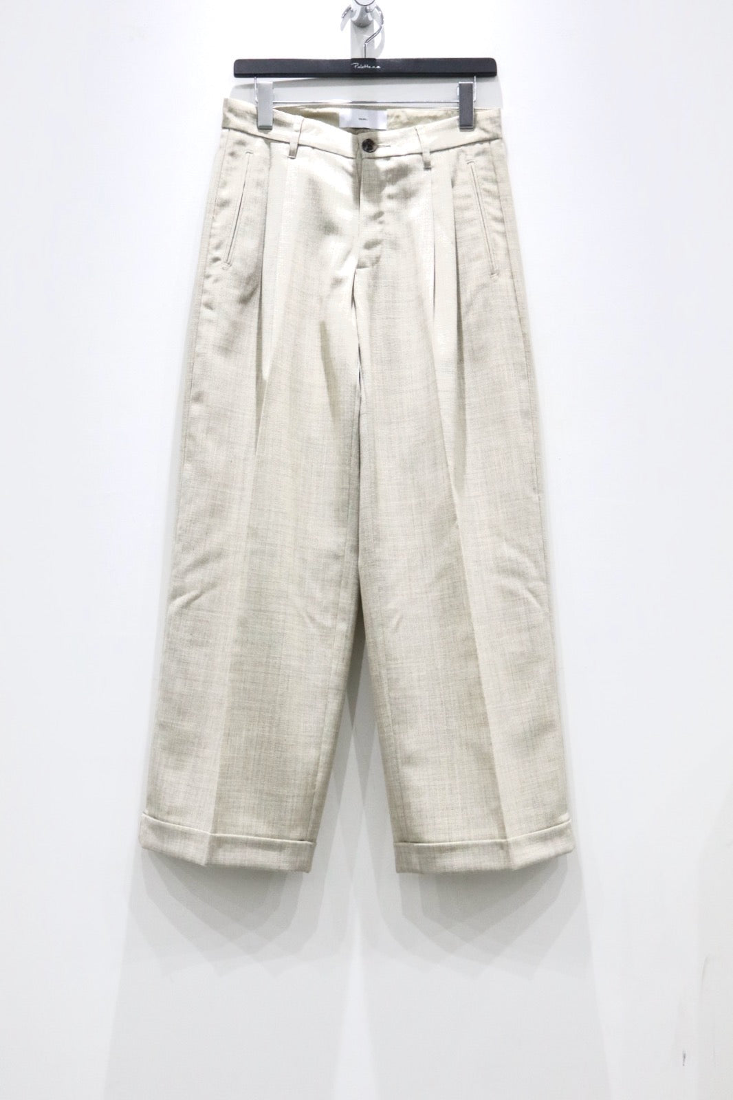 SUGARHILL WOOL TROUSERS（ECRU / 32） IMG_5863_2daf04c5-7302-4460-