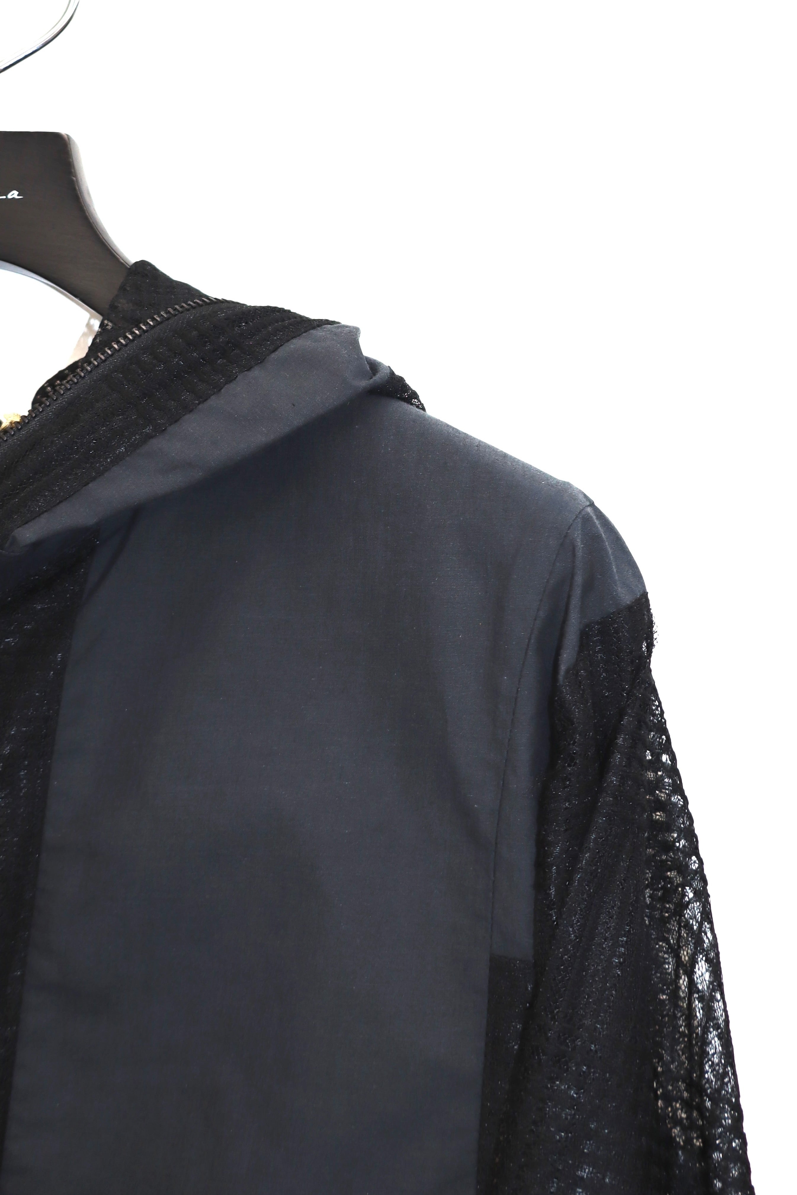JIAN YE(ジェンイェ)のLACE MONSTER HOOD BLACK(フーディー)の通販