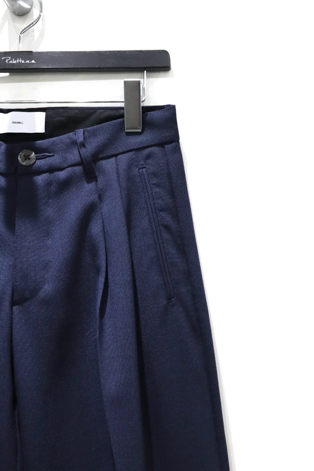 SUGARHILL(シュガーヒル)のWOOL TROUSERS NAVYの通販｜PALETTE art