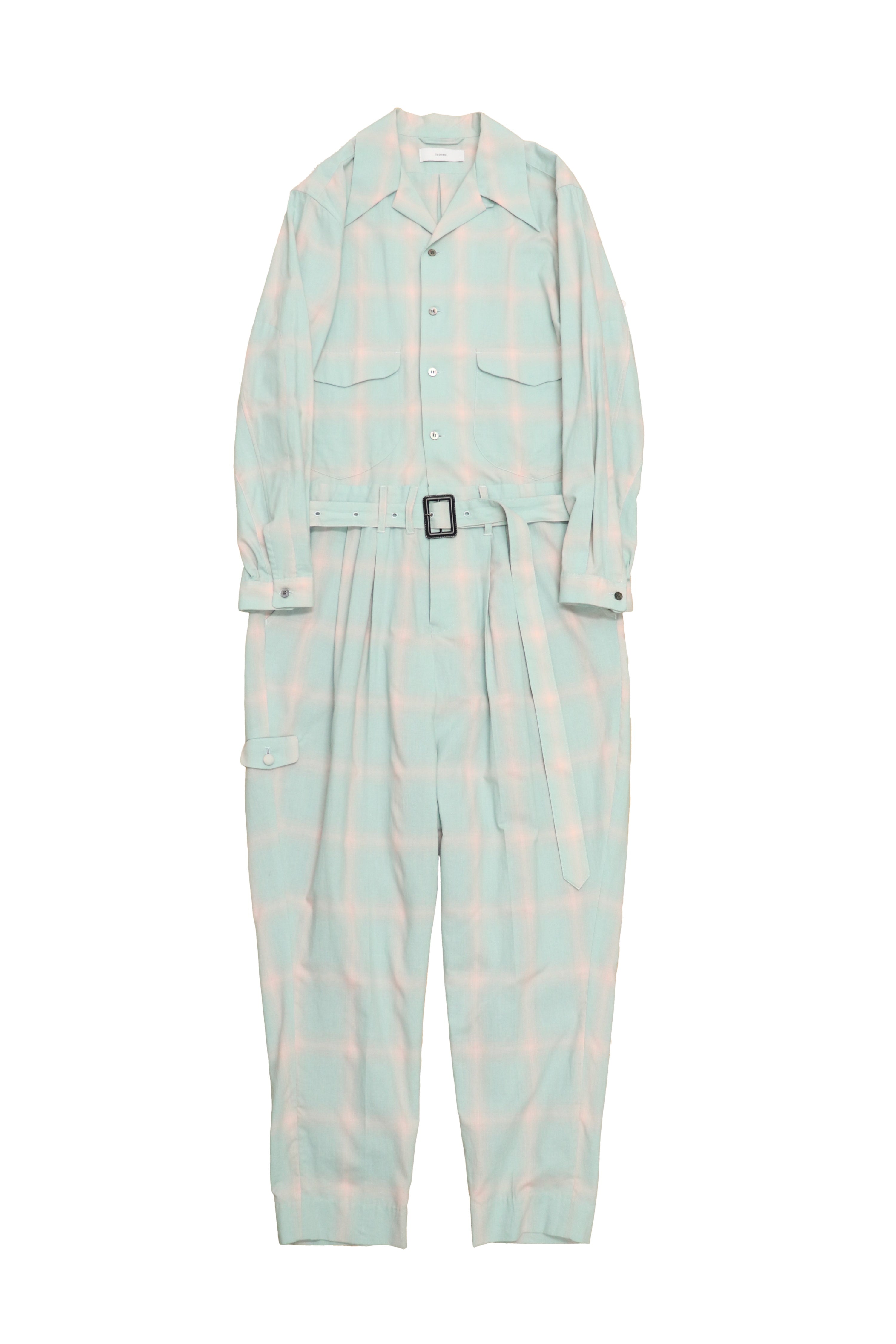 SUGARHILL(シュガーヒル)のOMBLE SHIRT JUMPSUITの通販｜PALETTE art