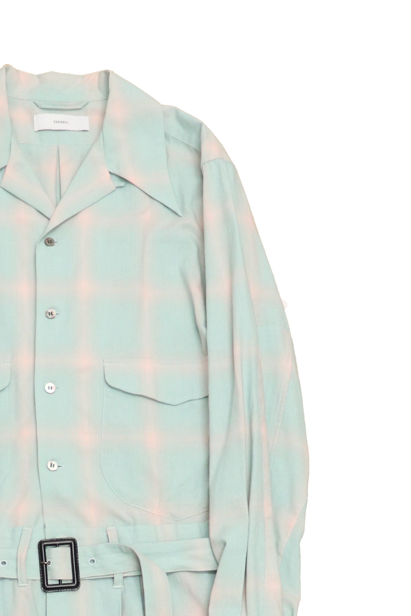 シャツ Sugarhill Ombre Shirt Jumpsuit 20ssJP02 SUGARHILL(シュガーヒル)のOMBLE SHIRT JUMPSUITの通販｜PALETTE art