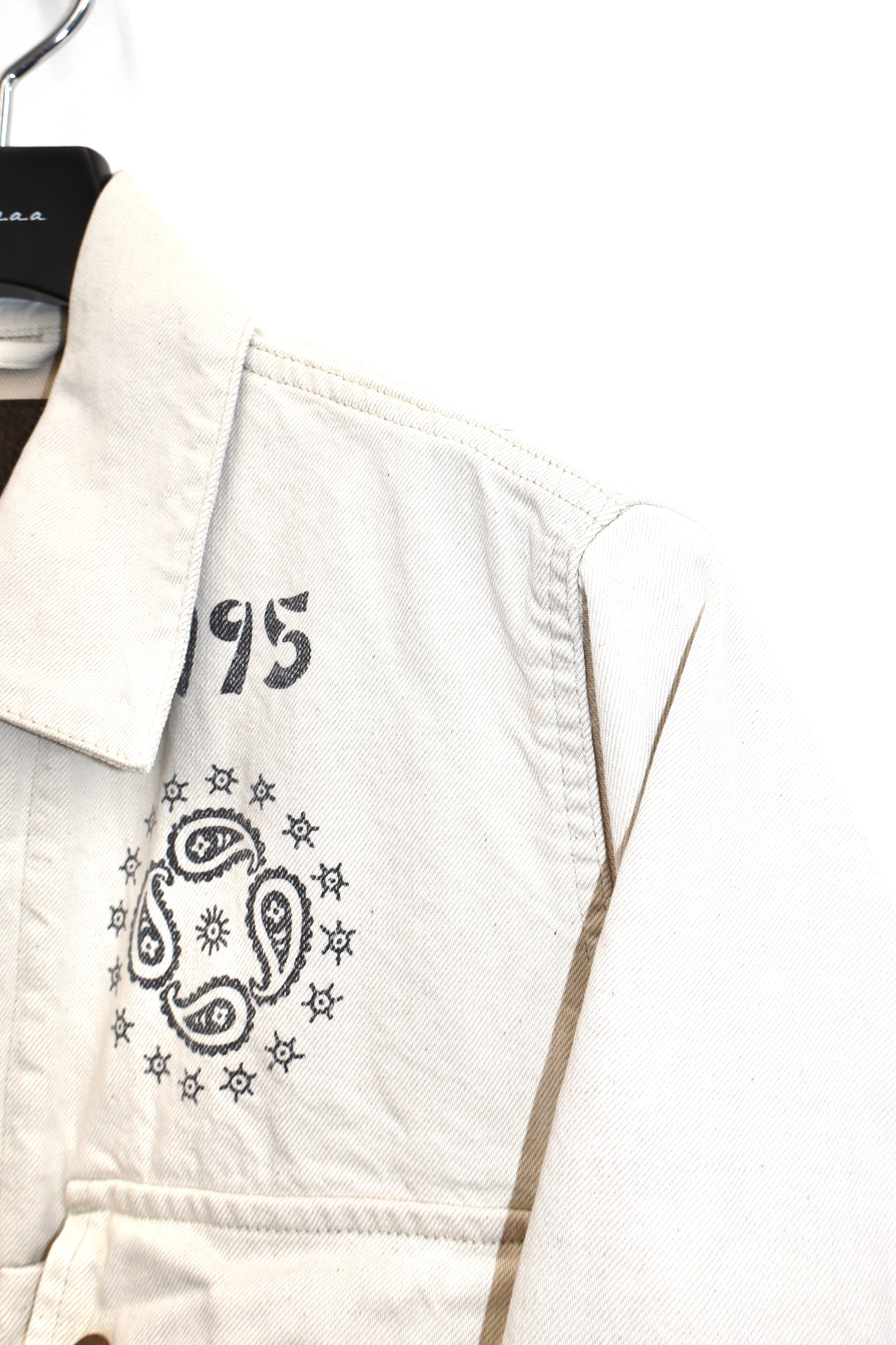 ジャケット・アウター Sugarhill TATTOO FLASH PRINTDENIM JACKET TATTOO FLASH PRINT POCKET DENIM JACKET(2 ECRU): SUGARHILL: MENS