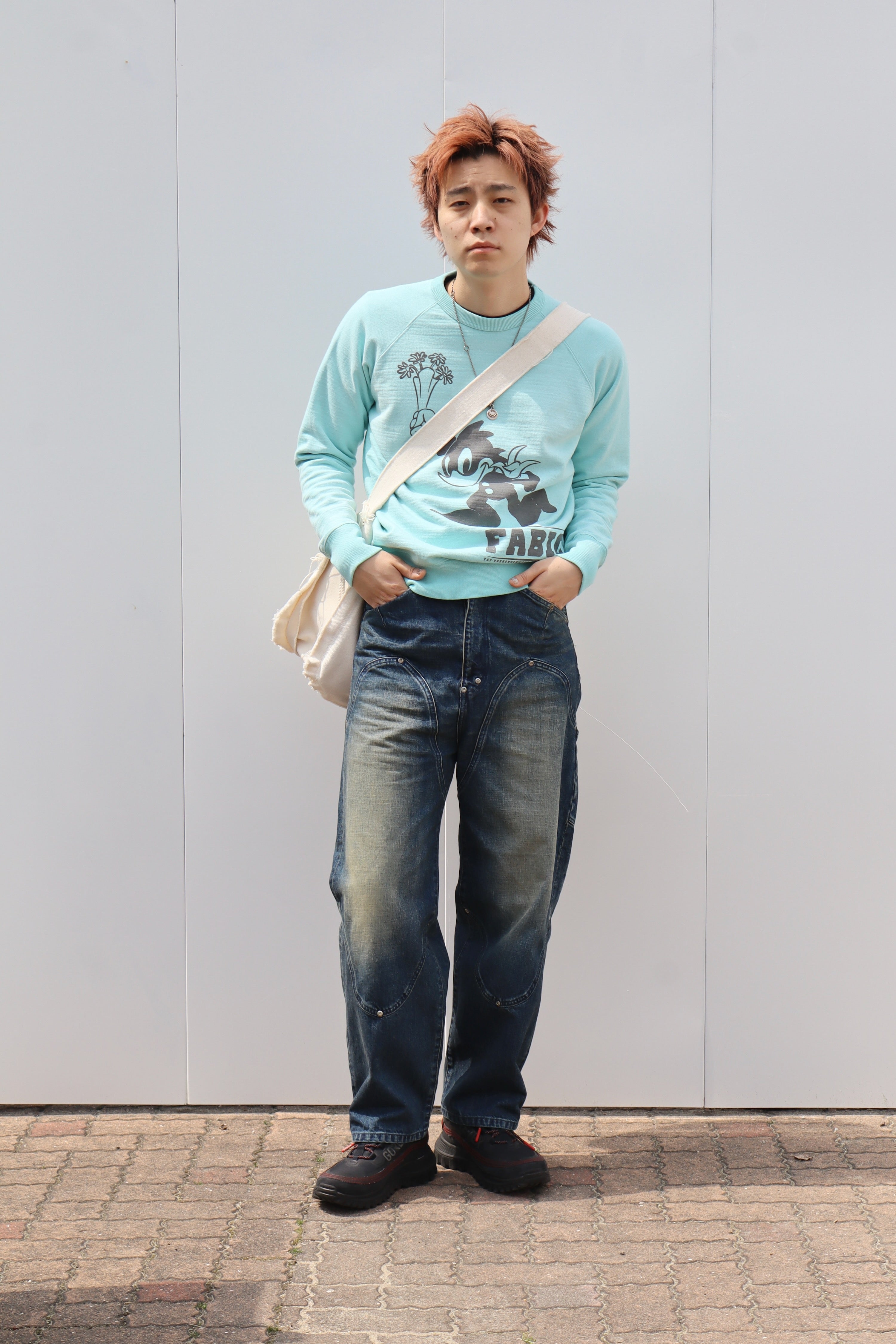 FAF(エフエーエフ)の2026ss NEWCOMMUNE Baggy Denim Pants INDIGOの