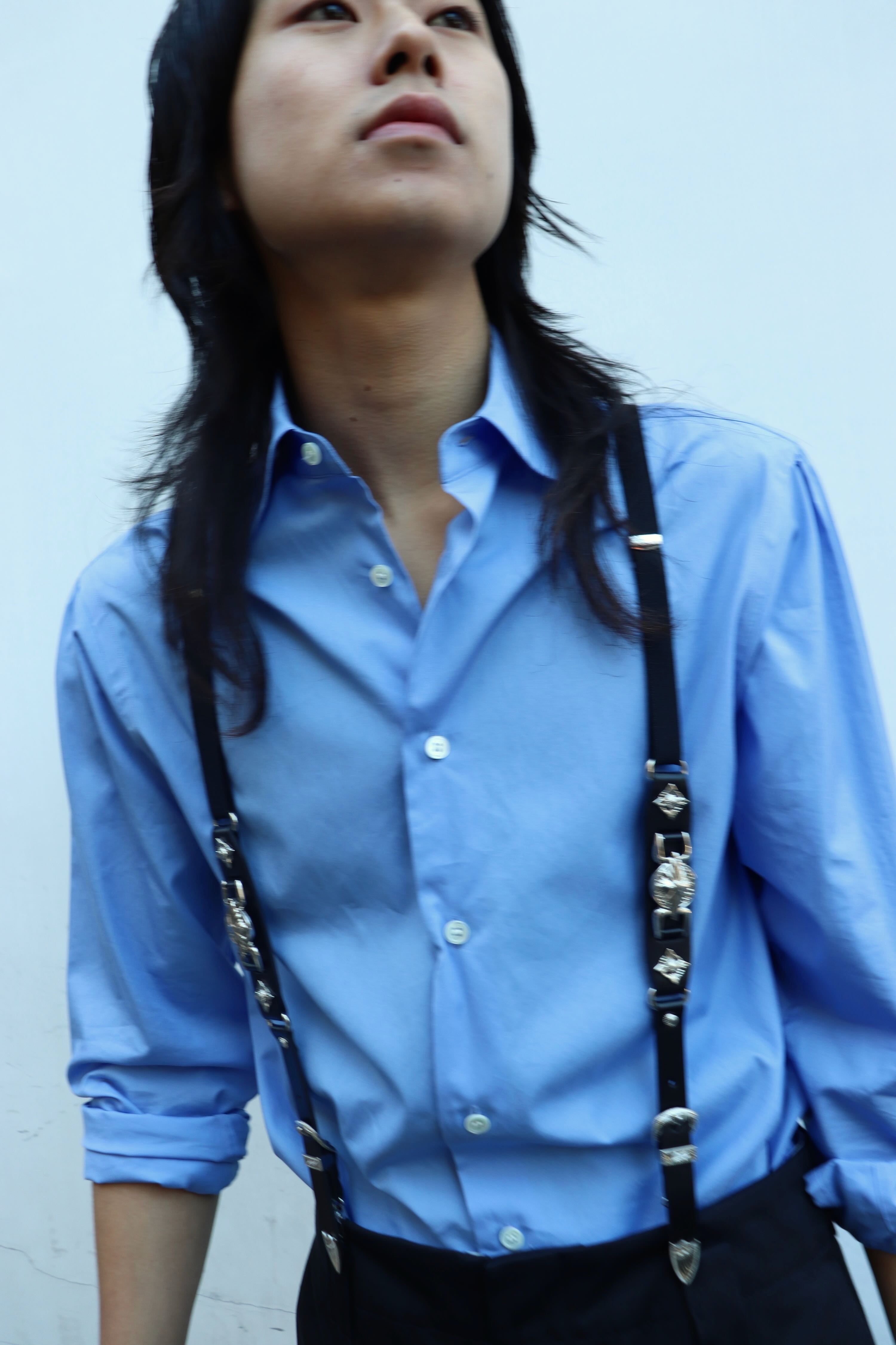 toga メタル　サスペンダー TOGA VIRILIS(トーガ ビリリース)のMetal leather suspendersの通販