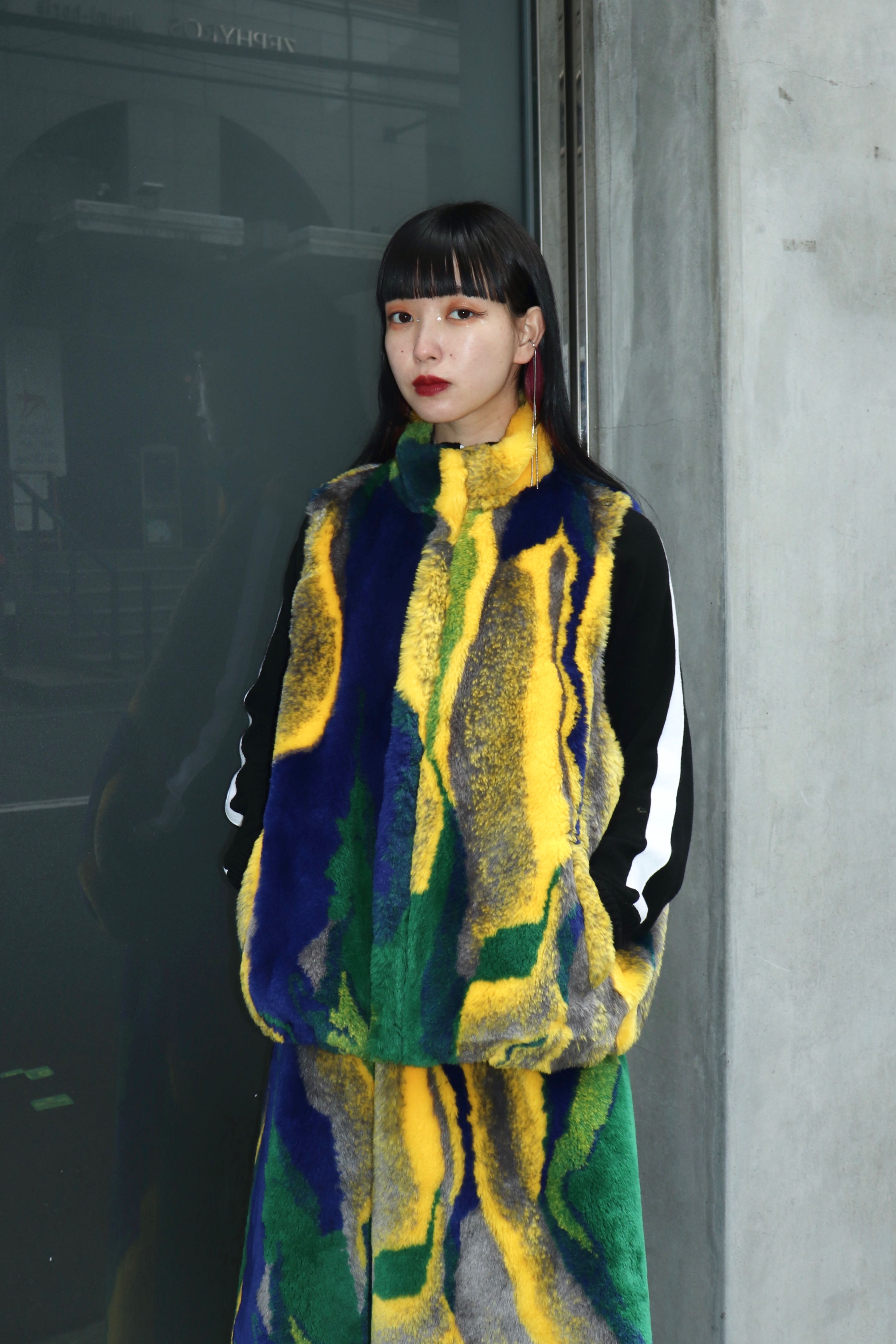 【完売品】【美品】BELPER 　べルパー　ジレ　ファーベスト BELPER(ベルパー)のBURGLARY FUR VESTの通販｜PALETTE art aliveの