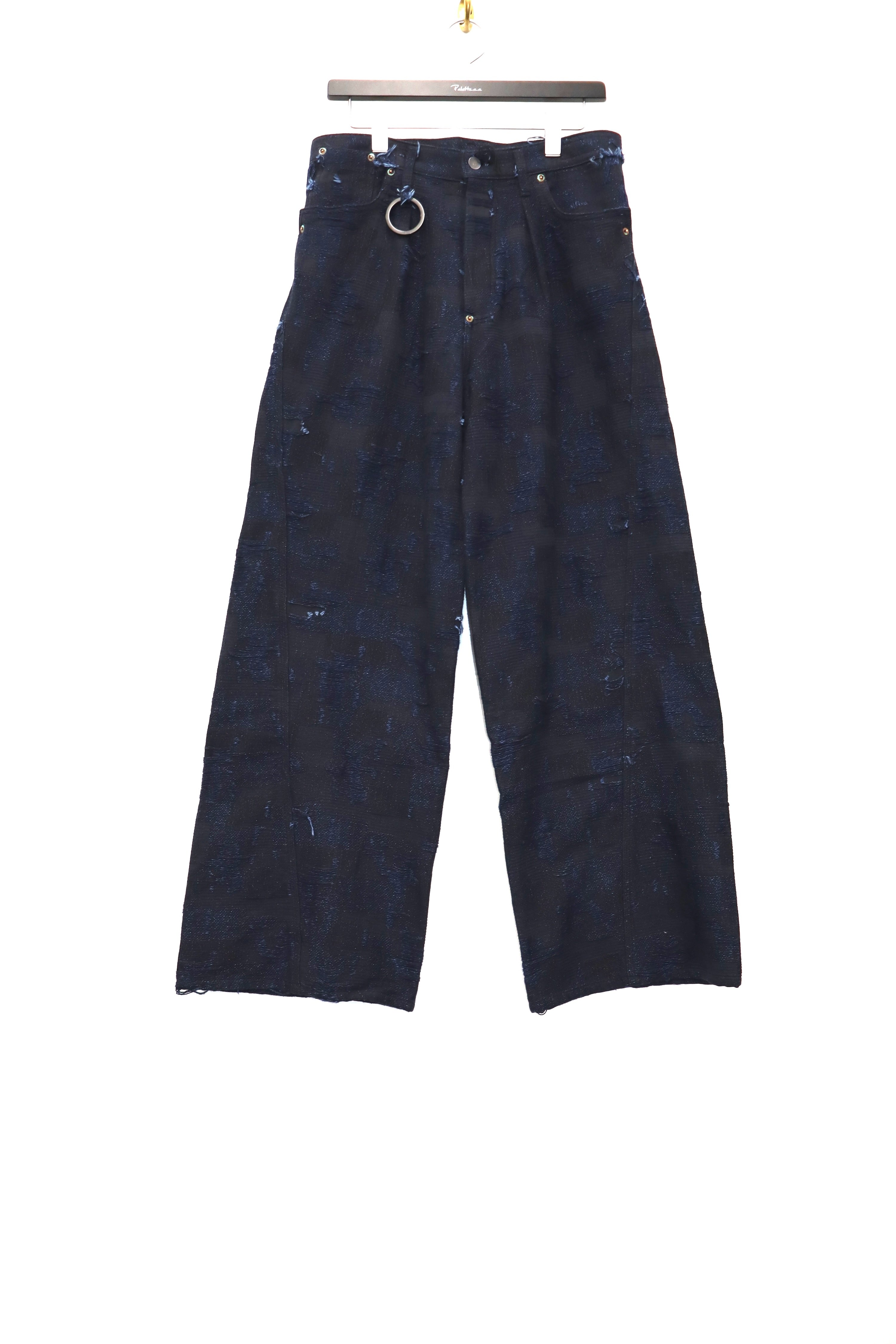 MINUS(マイナス)のTwist Seam Lot.20603T BORO CRUST AIZEN(スラックス
