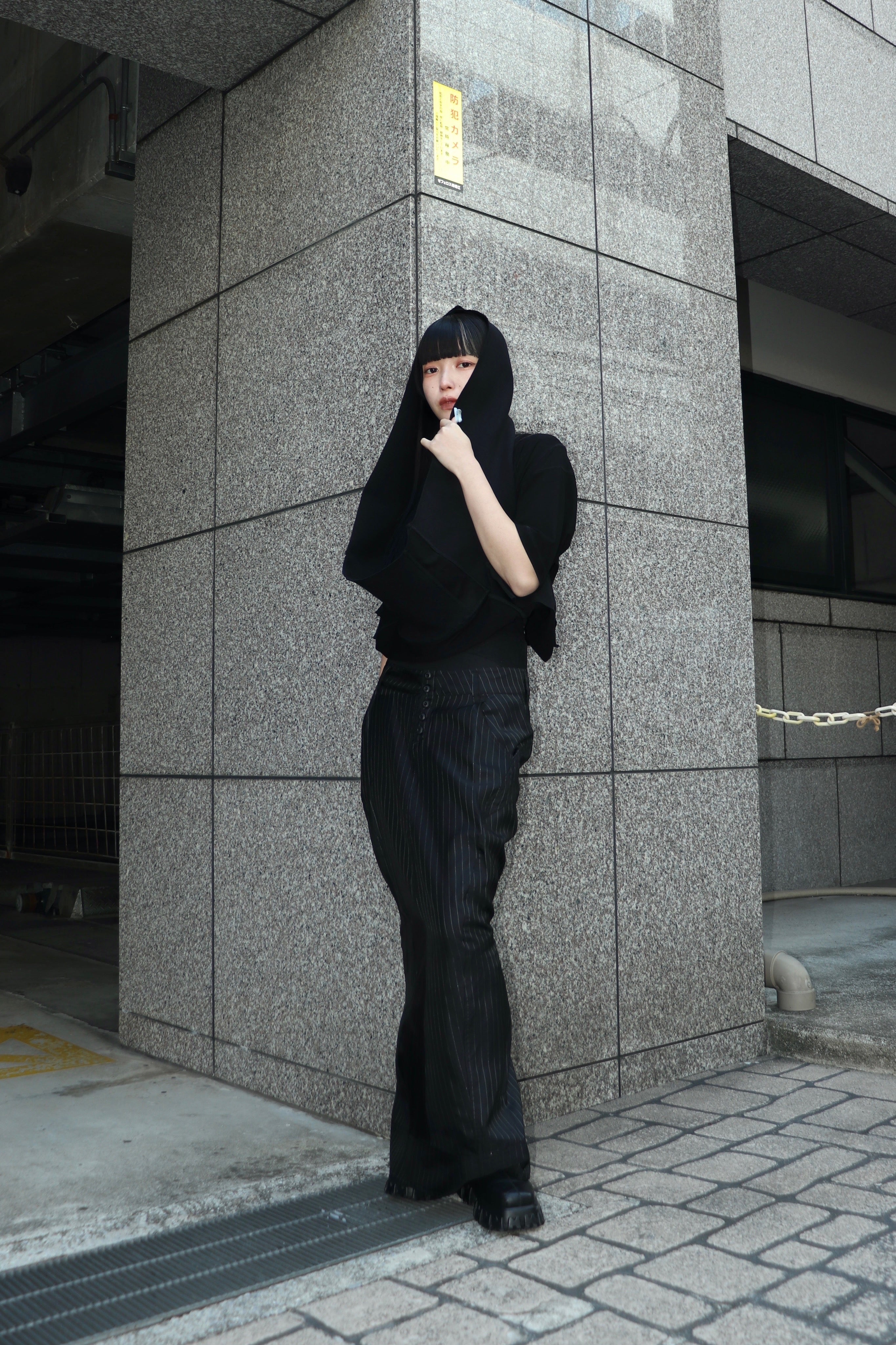 mukcyen(ムッシャン)のst lining skirt BLACKの通販｜PALETTE art