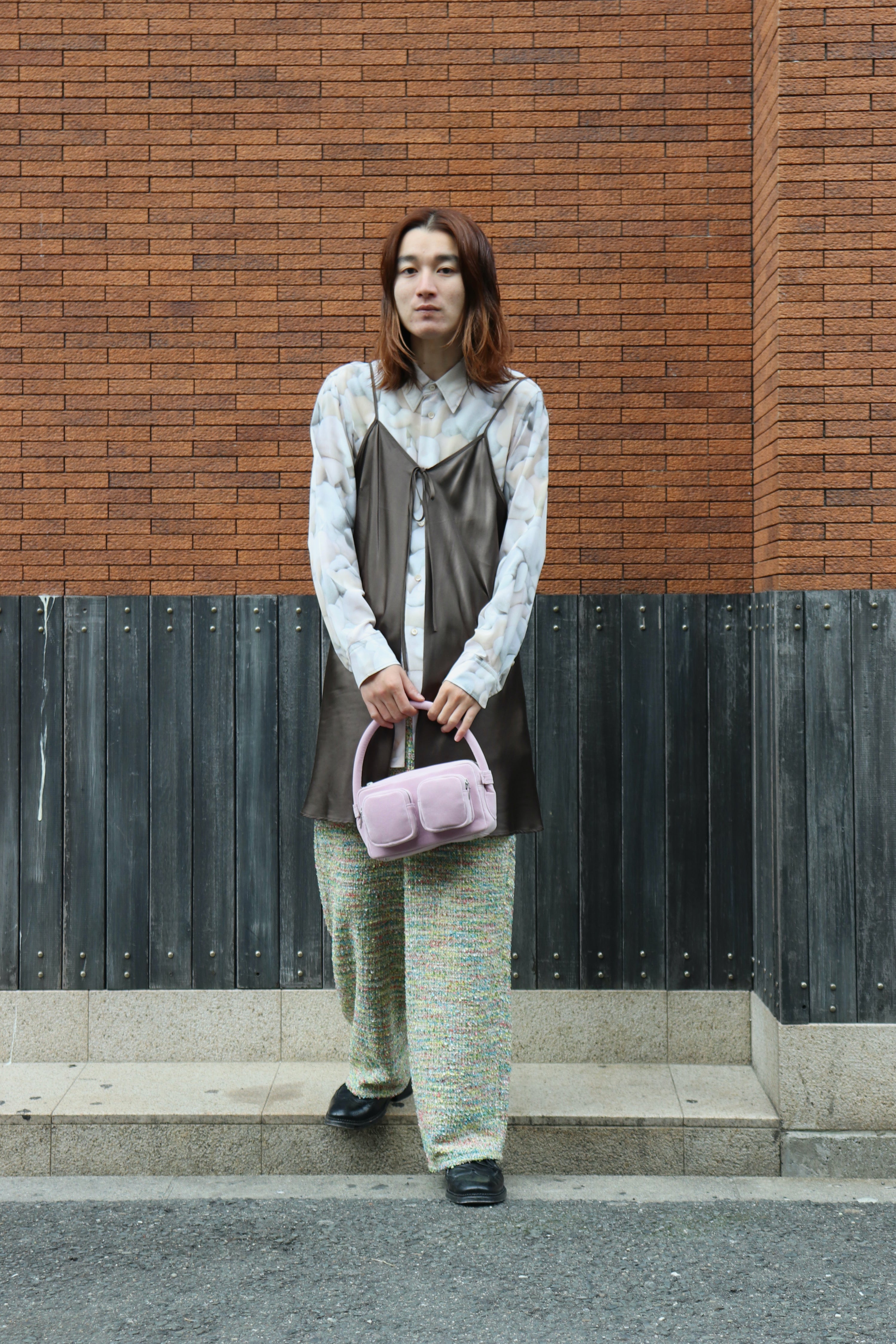 MASU(エムエーエスユー)のPRINT SILK SHIRT FLOCKY DOLLの通販