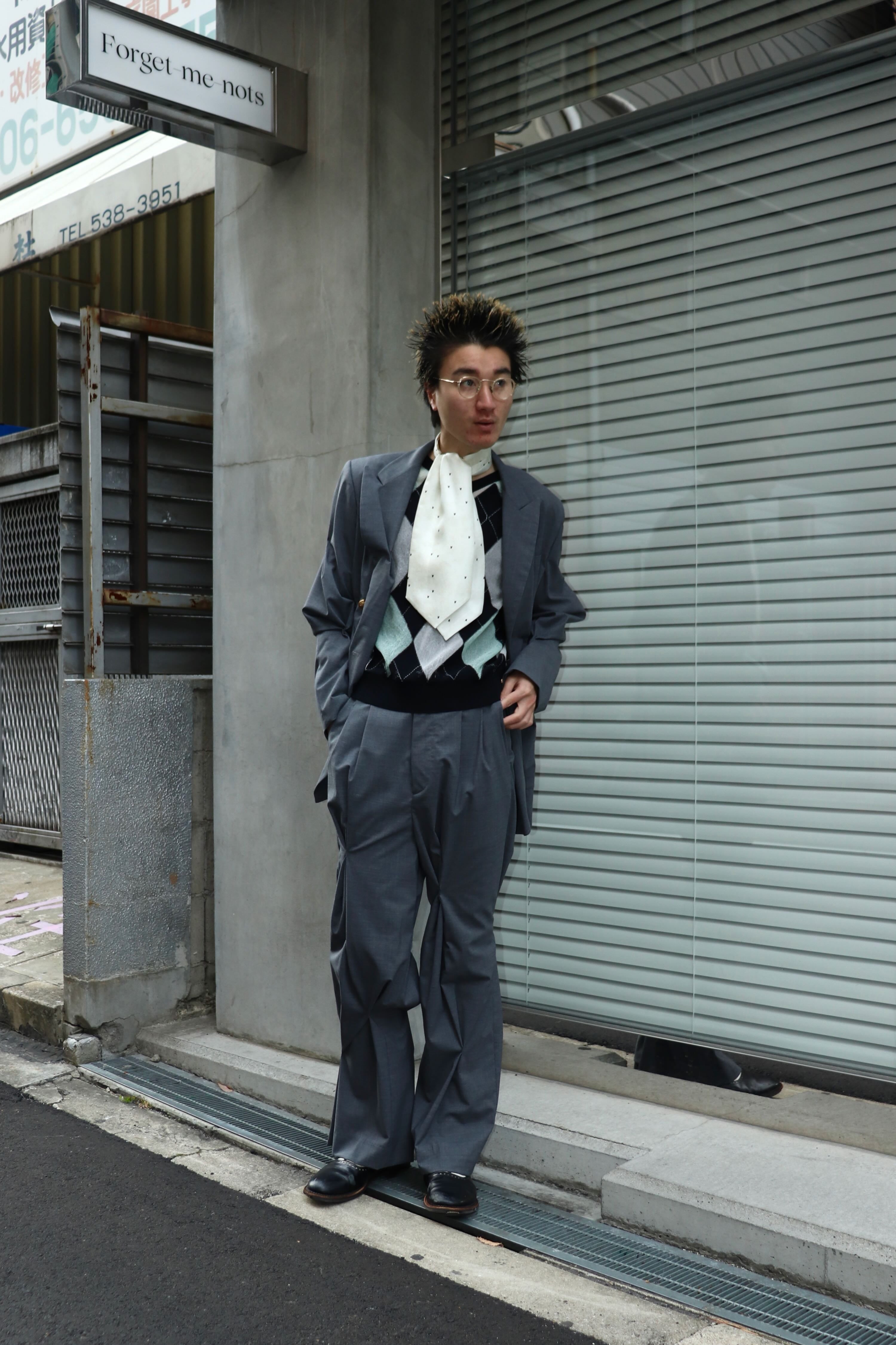 MASU(エムエーエスユー)のASCOT TIE WHITE(スカーフ)の通販｜PALETTE