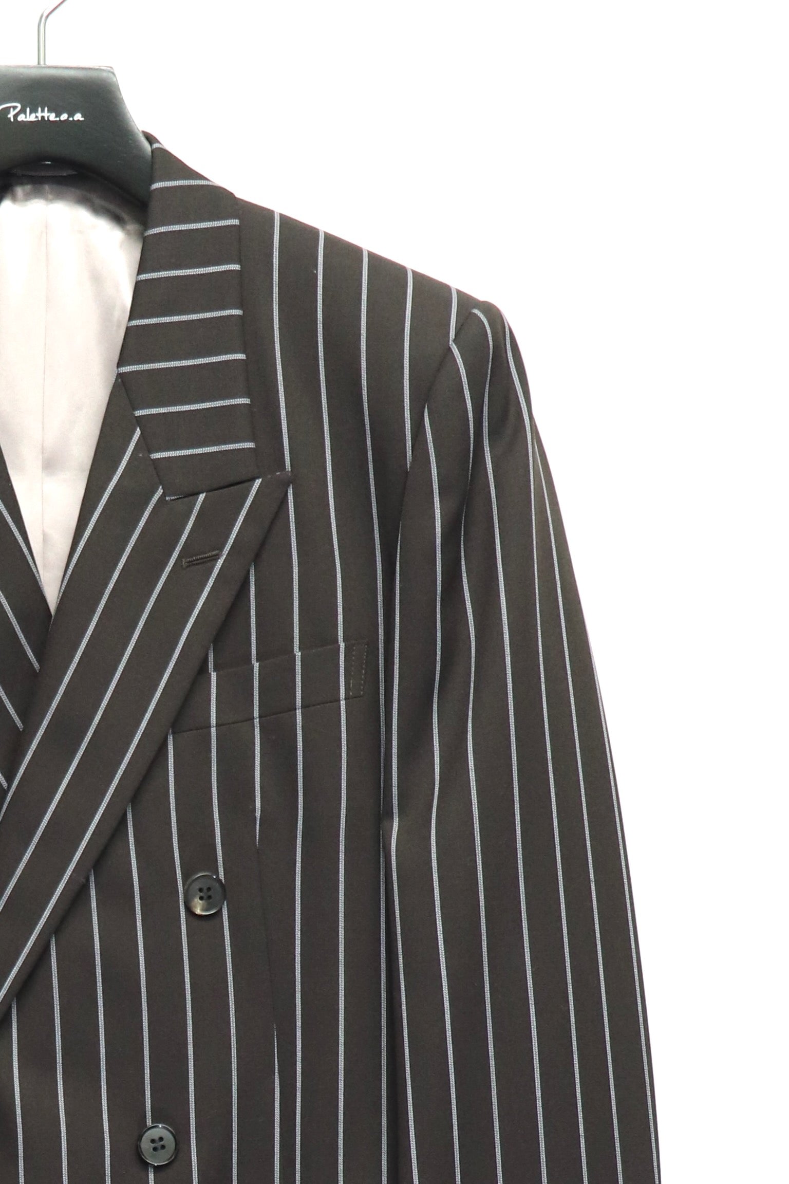LITTLEBIG Stripe 6B Double Jacket セットアップ LITTLEBIG(リトルビッグ)のStripe 6B Double Jacket BROWNの通販