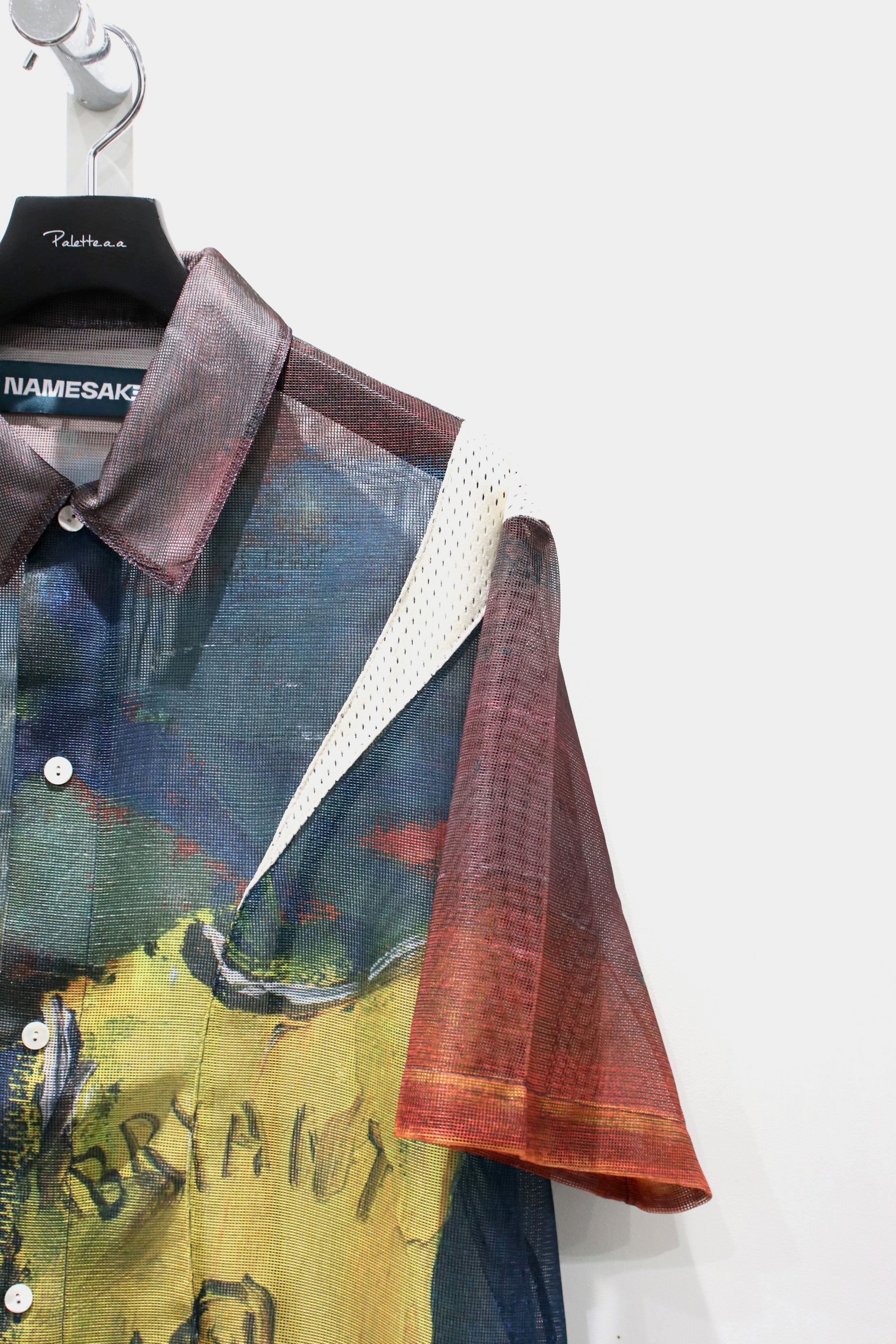 ハグオーワー　リバティシャツ　ブラウス　ハリージェームスジャングル ハグオーワー リバティシャツ ブラウス ハリージェームスジャングル