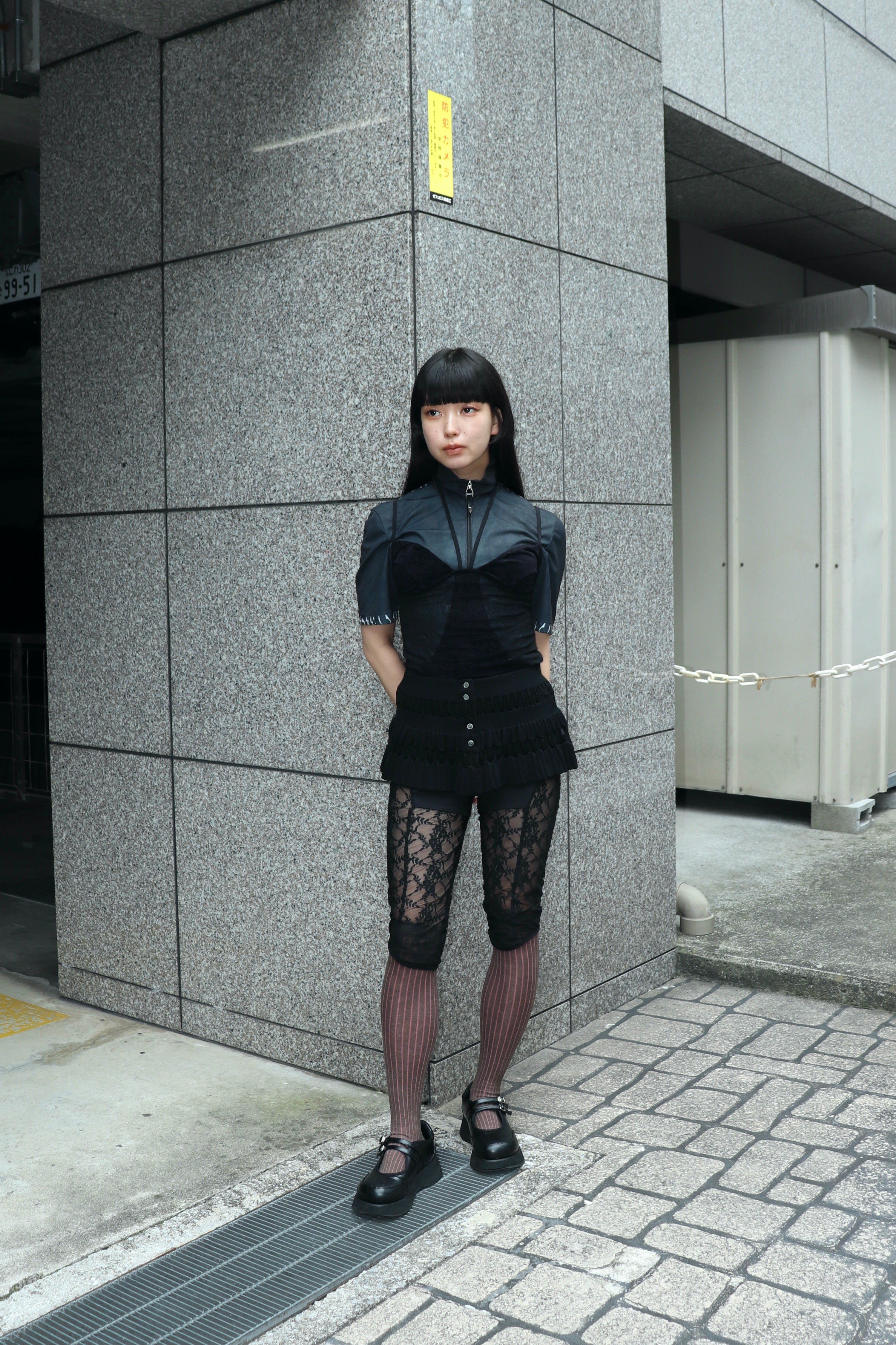 FETICO(フェティコ)のSHEER PANELED VELOUR BODYSUITの通販｜PALETTE