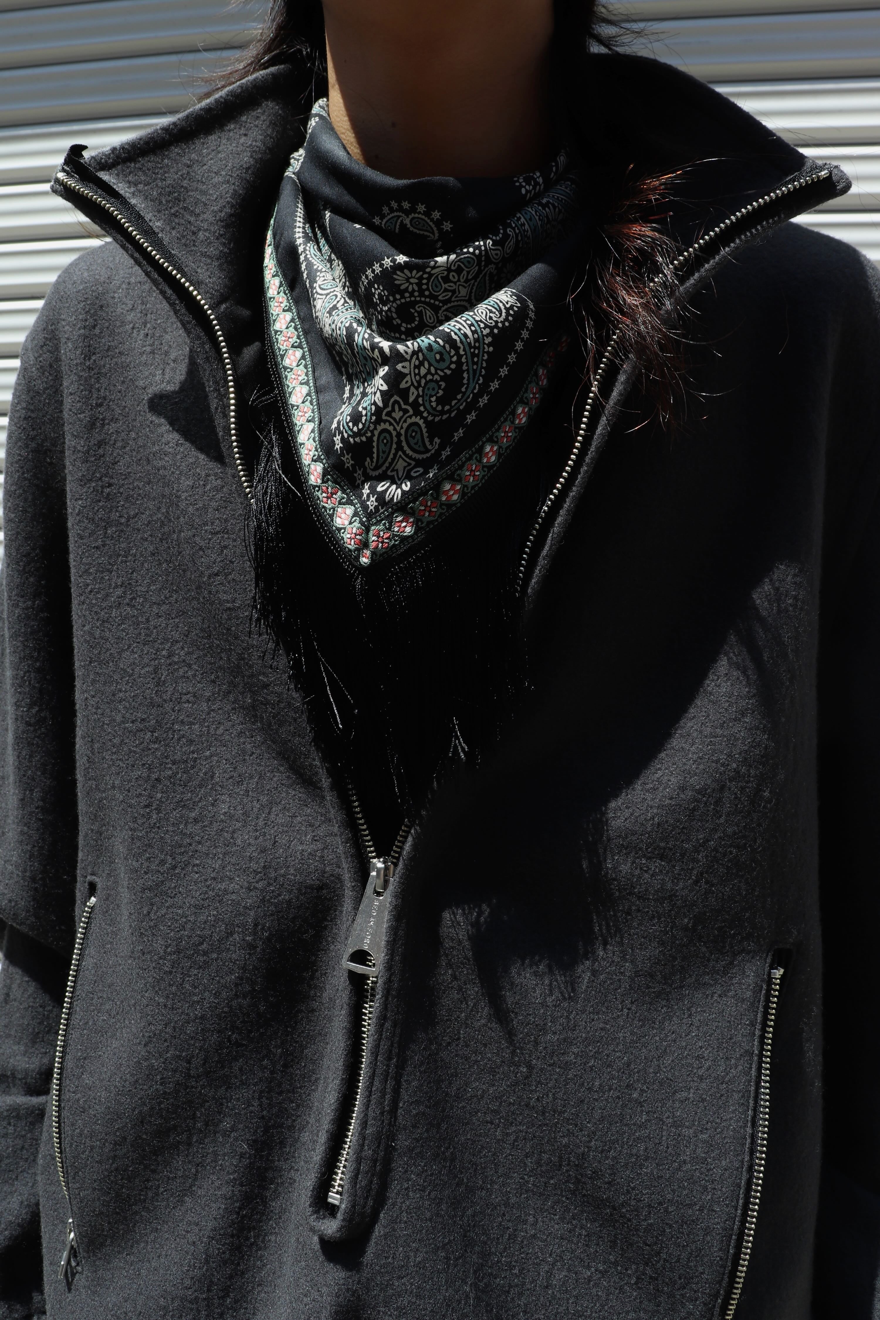 SUGARHILL(シュガーヒル)のFRINGE BANDANA BLACKの通販｜PALETTE art