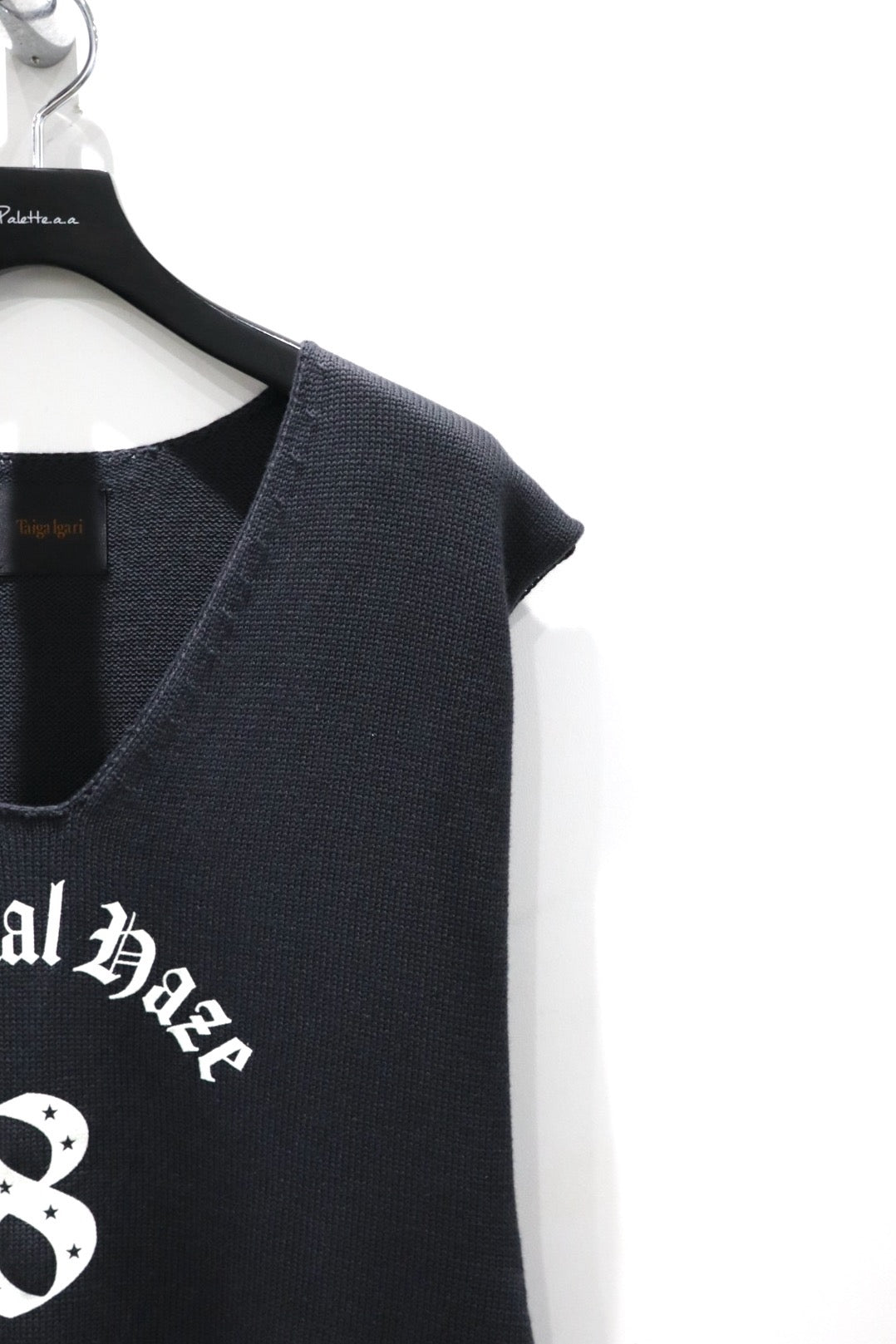 Taiga Igari(タイガ イガリ)のFlocky Print Knit Vestの通販｜PALETTE