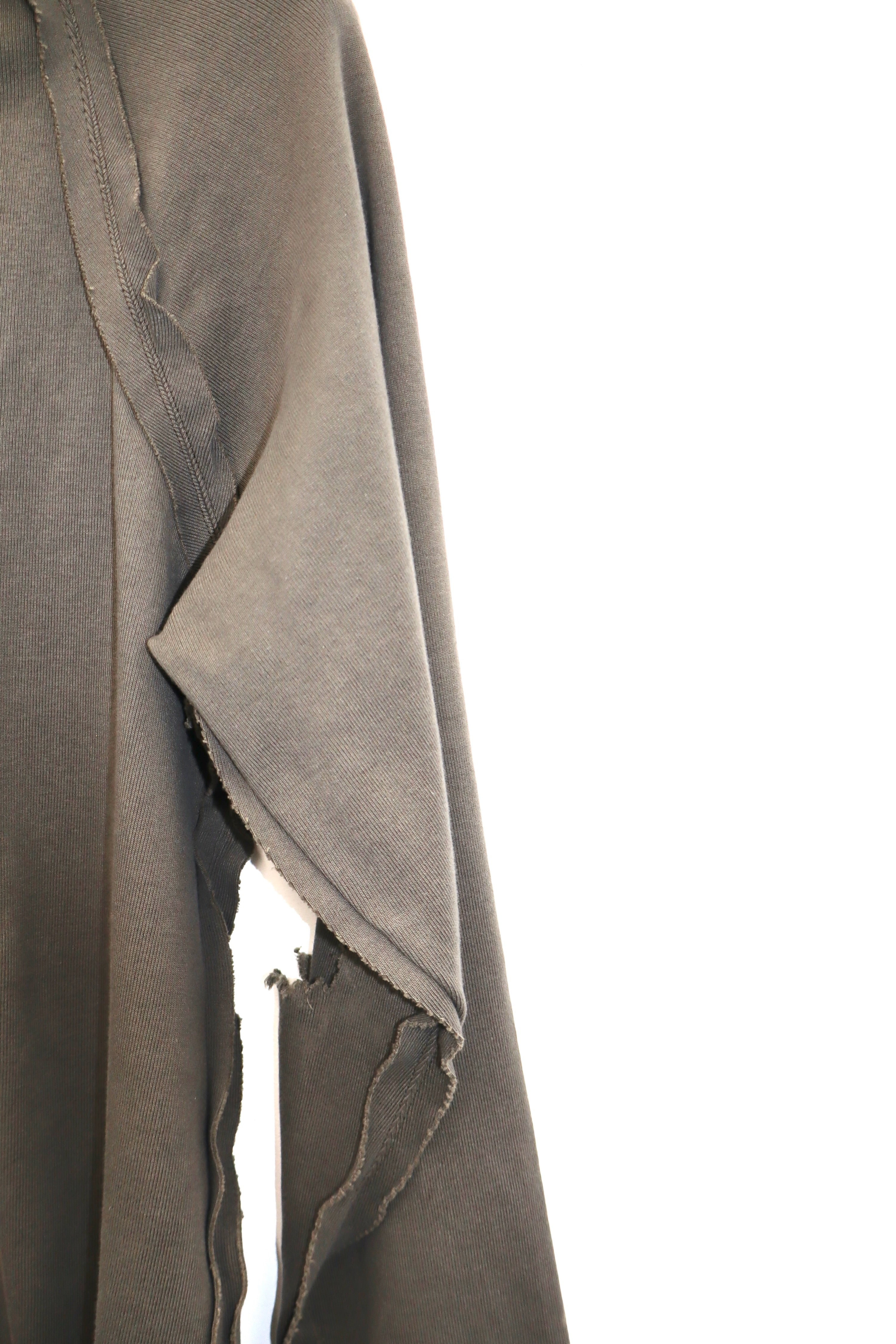 ー］Minus(マイナス)のHigh-Neck Cotton Logo Knit With Damaged HIGH