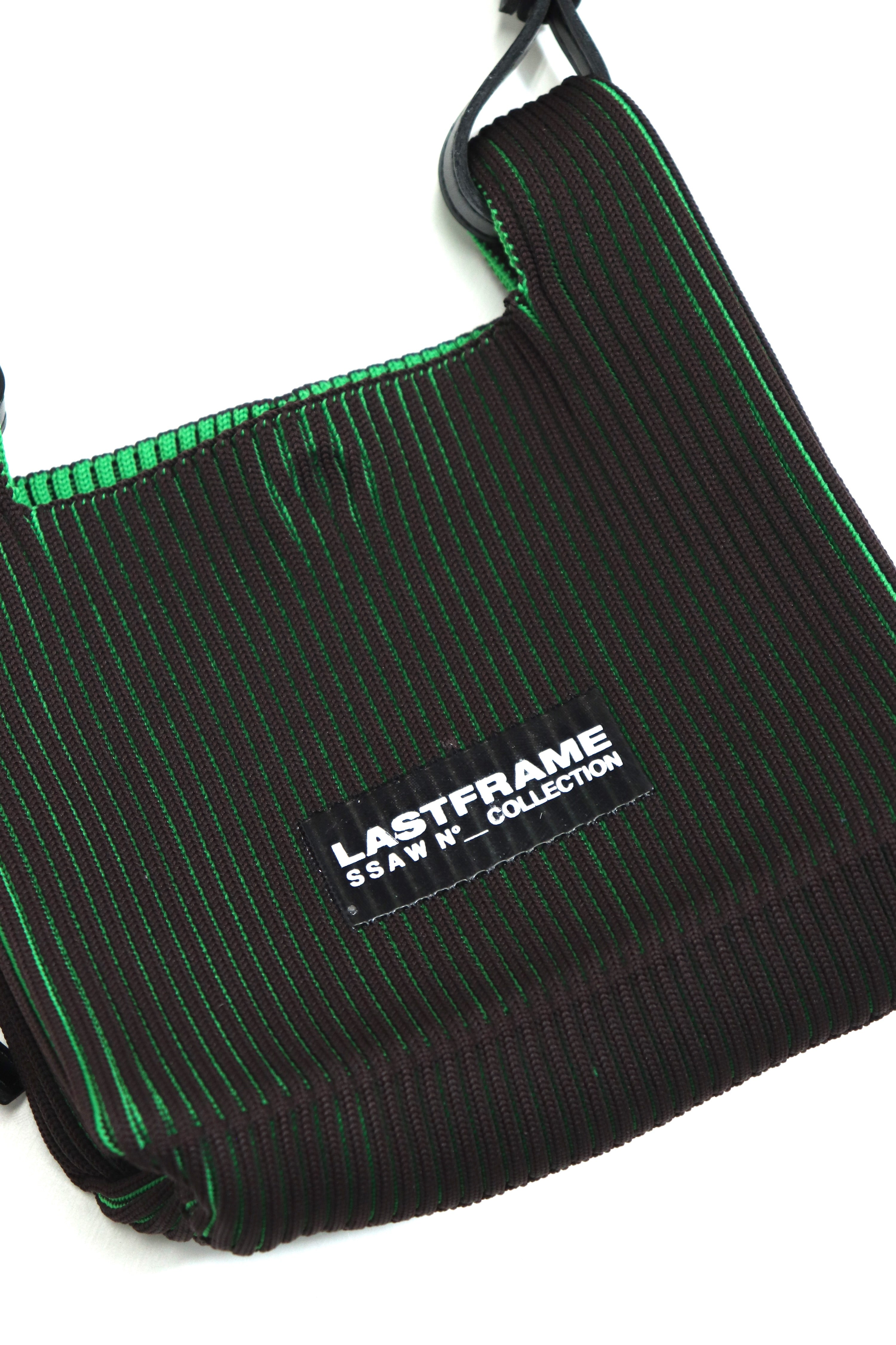 LASTFRAME(ラストフレーム)のWRAP BAG MINI STRAP BROWN GREENの通販