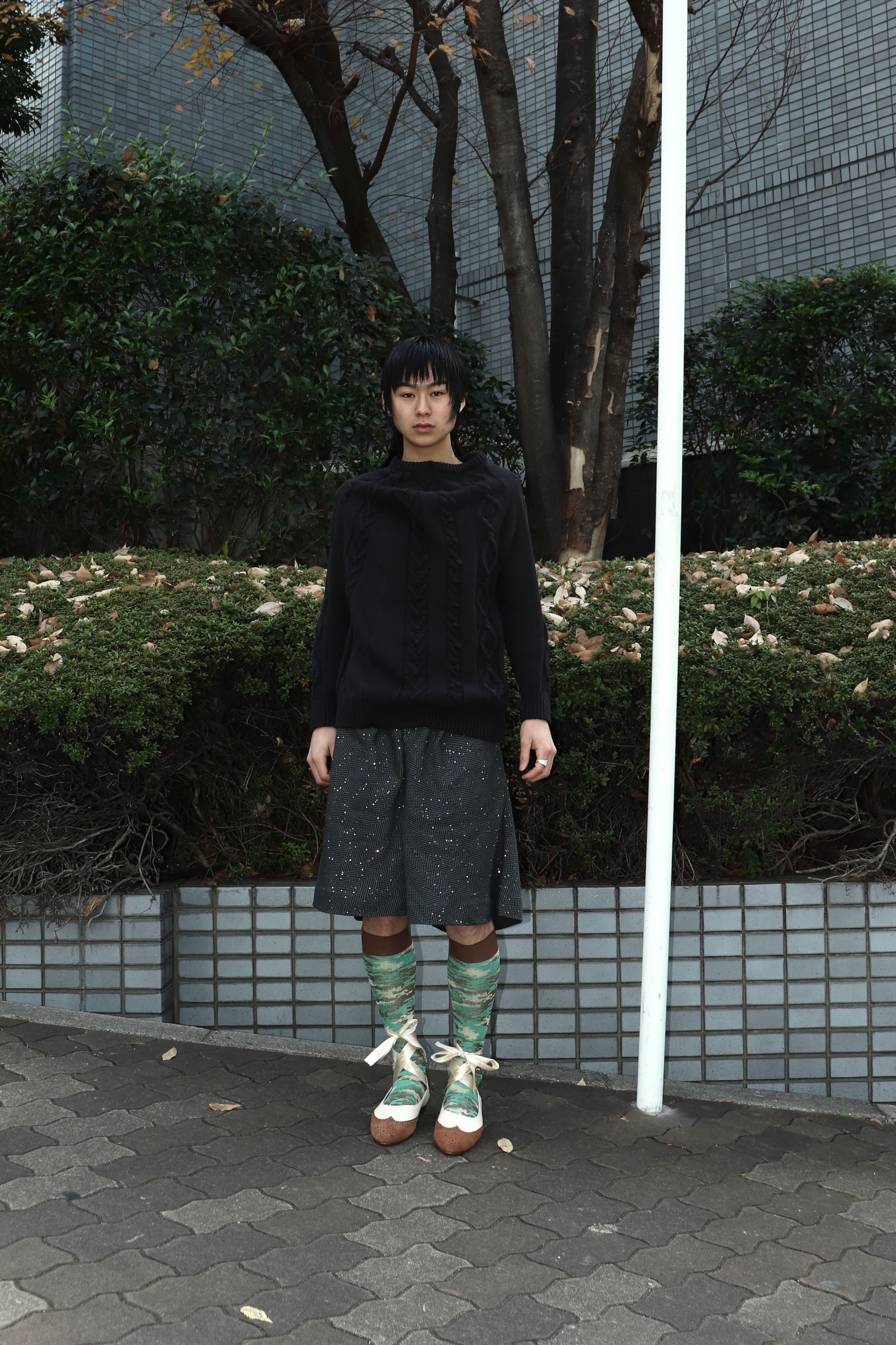 MASU(エムエーエスユー)のWING TIP BALLET SHOES CREAM & BROWNの通販