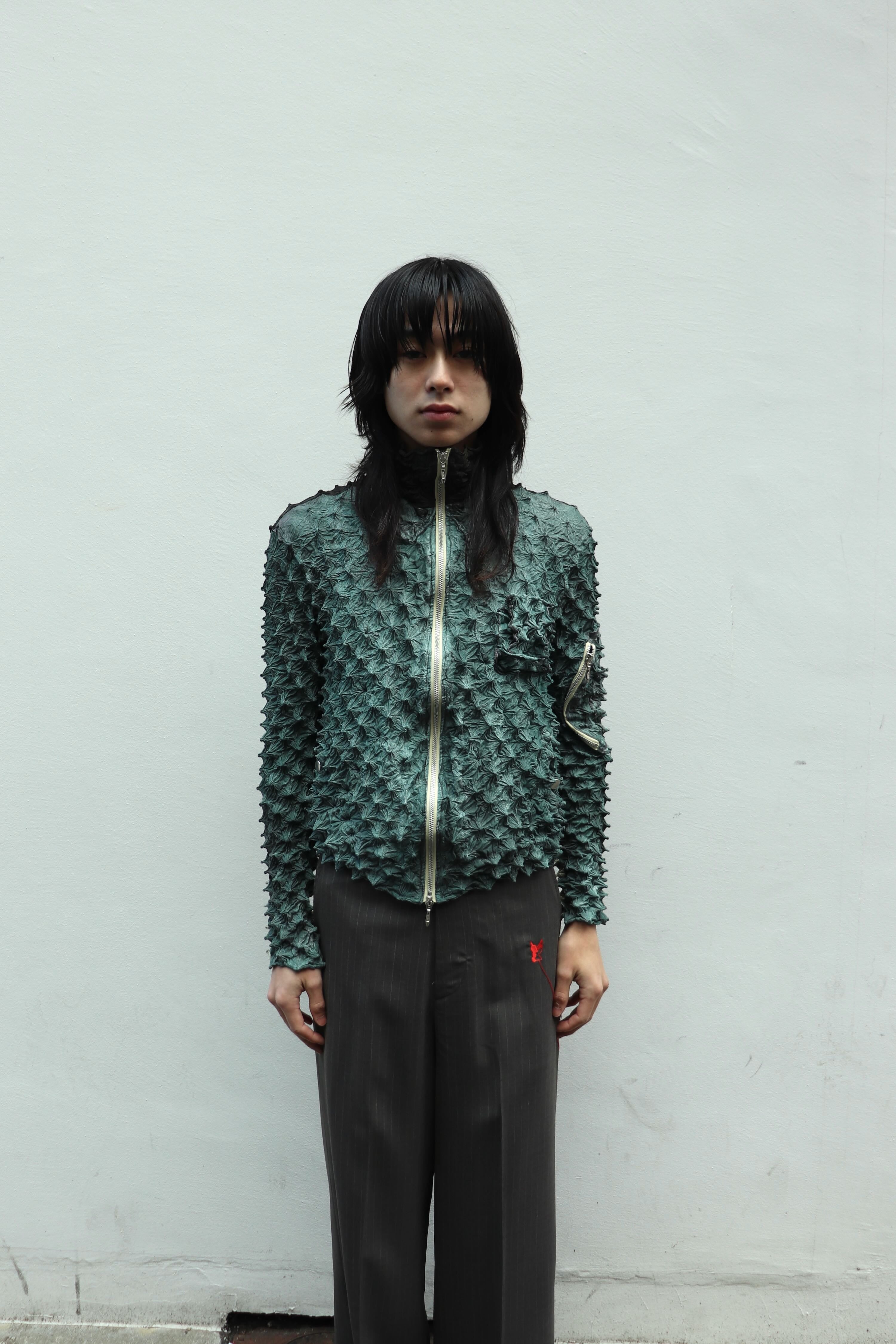 ジャケット・アウター MASU SPIKY FLIGHT JACKET smoke green IMG_7926_ac9bc1b4-7cf0-4678-