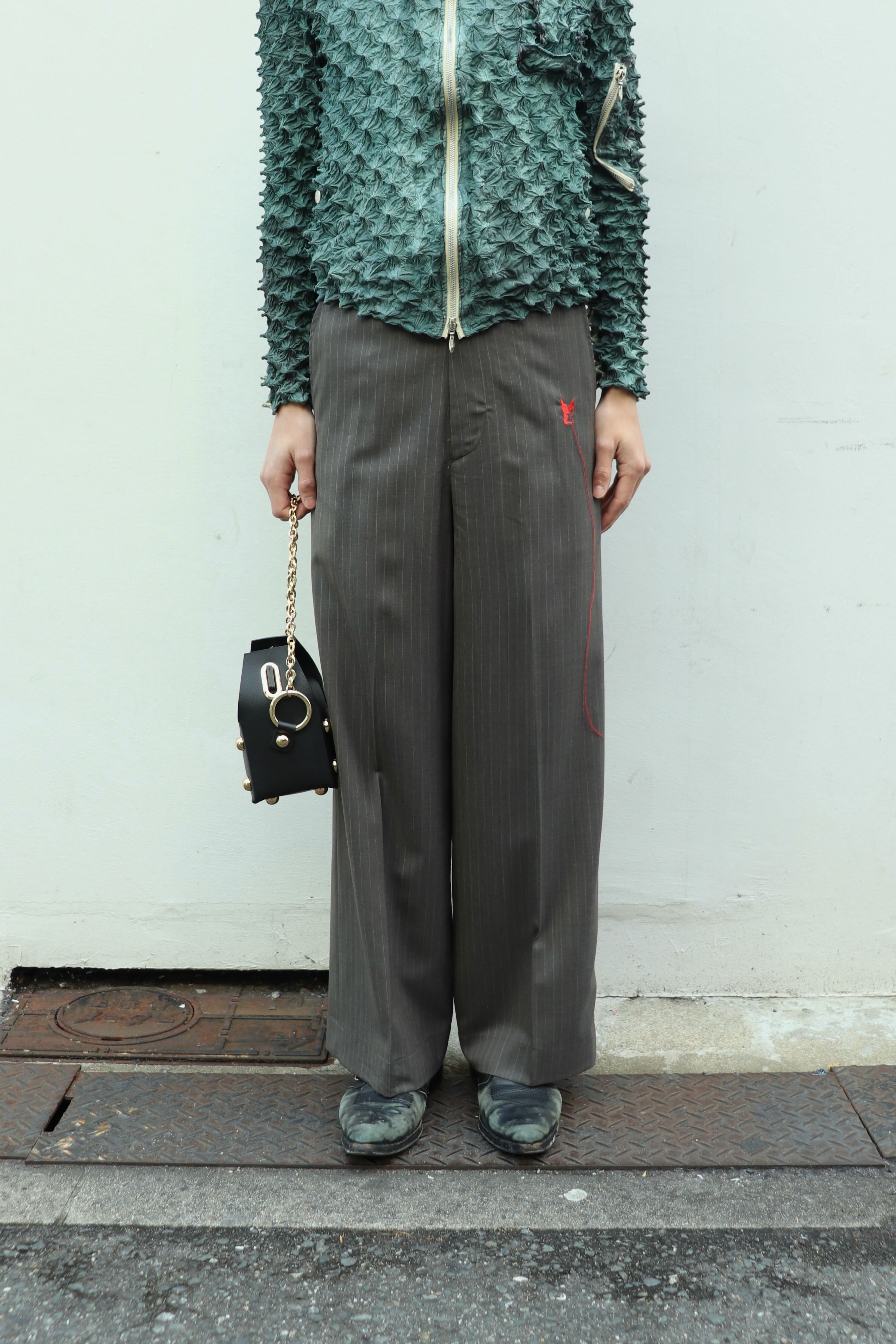 masu　angel　pants MASU(エムエーエスユー)のRED ANGEL WIDE TROUSERS STONE GRAYの通販