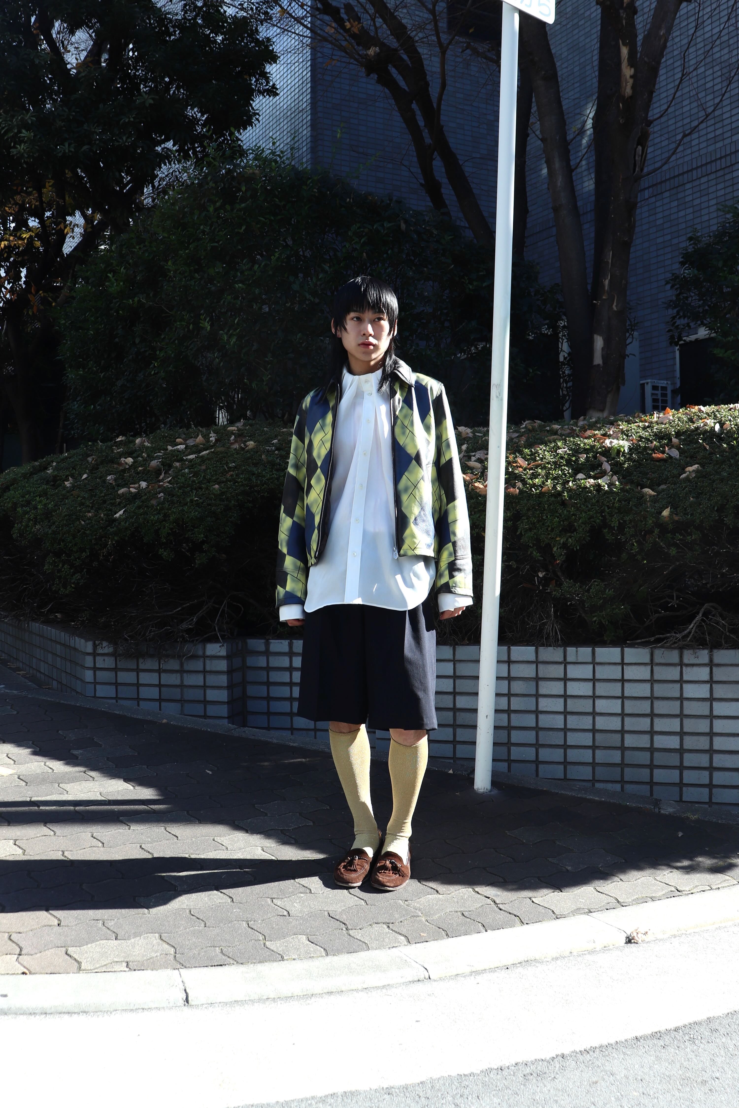 SOSHIOTSUKI(ソウシオオツキ)のWOOL JUDO SHORTS NAVYの通販｜PALETTE