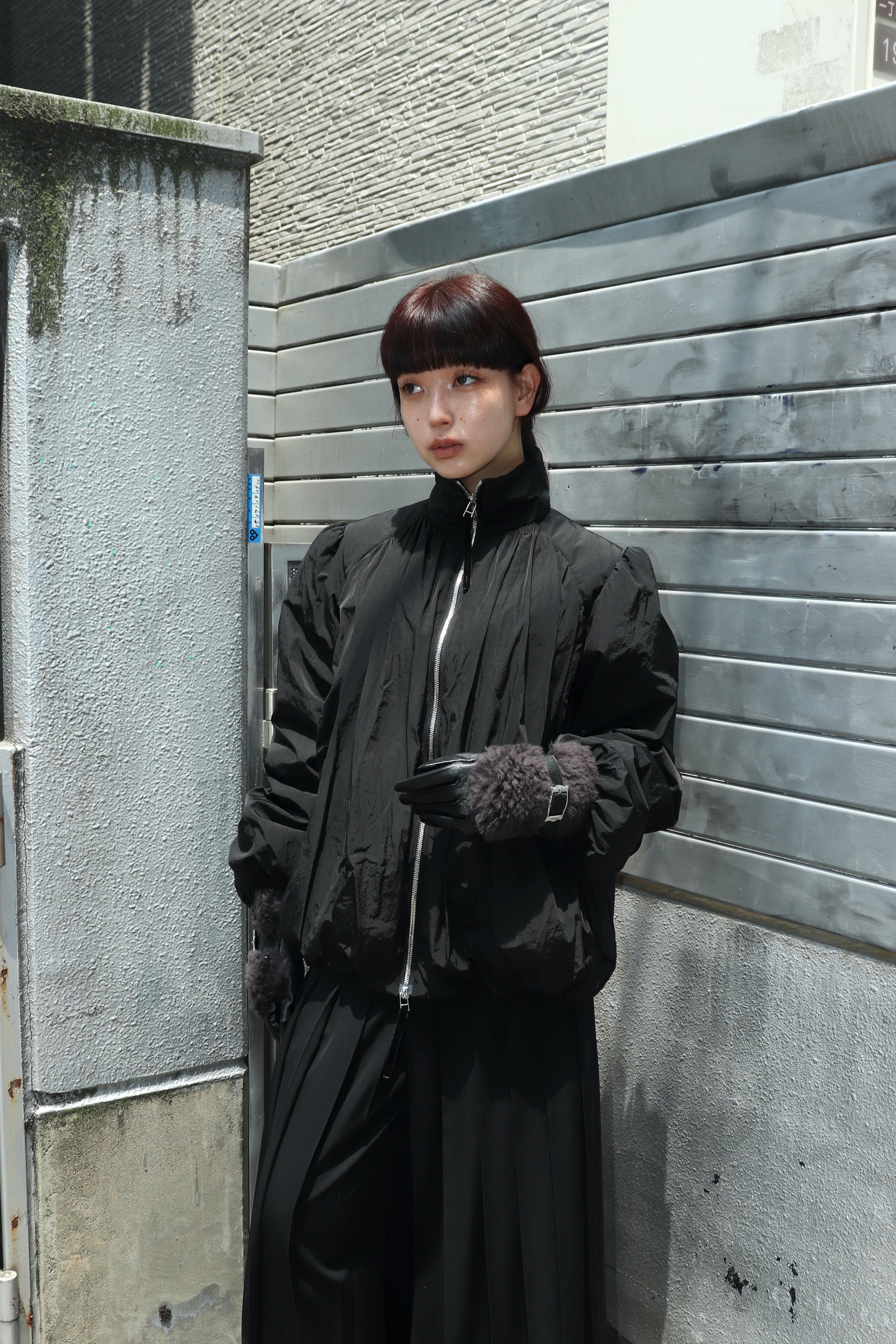 FETICO(フェティコ)のWOOL BOA-TRIM LEATHER GLOVESの通販｜PALETTE
