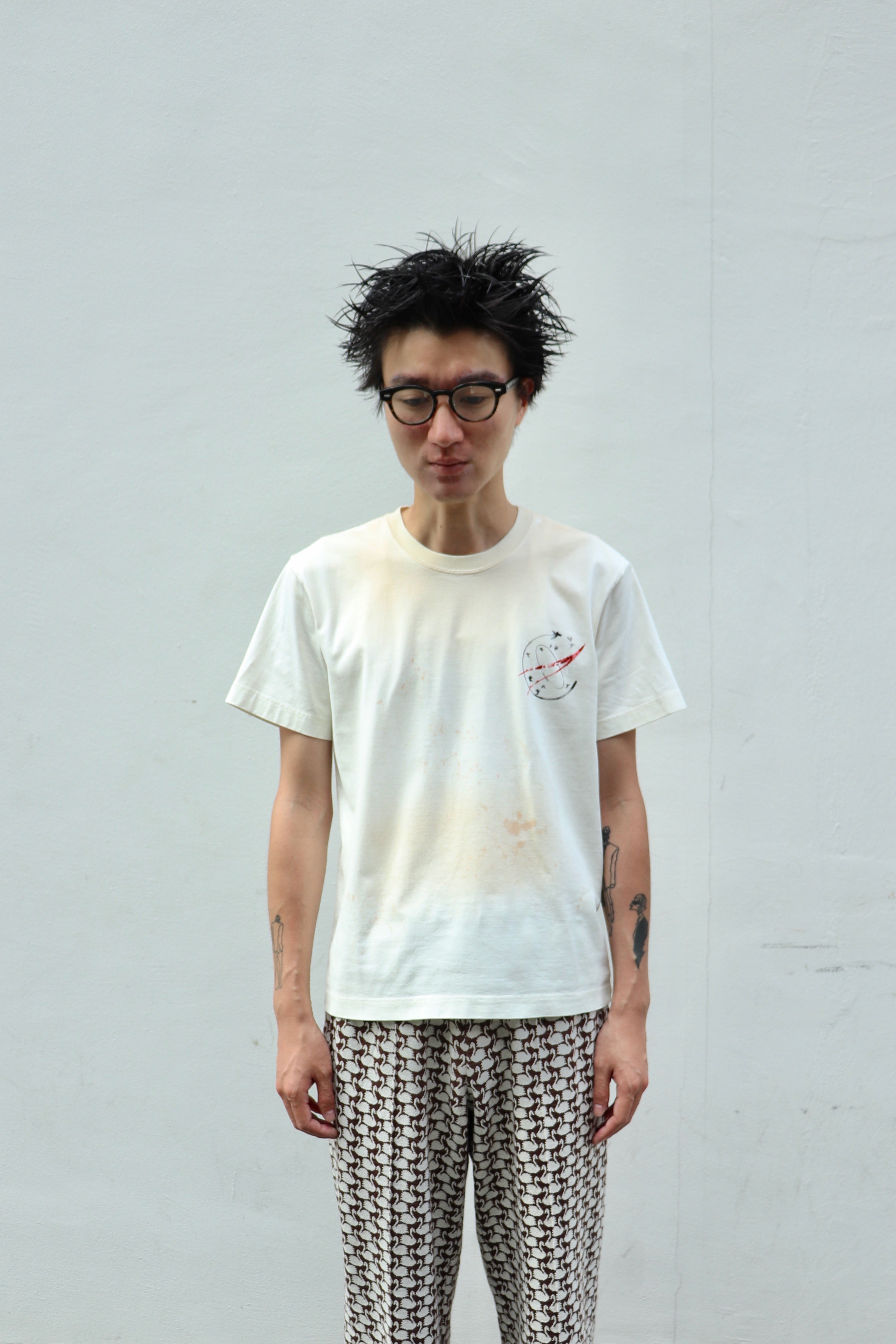 MASU(エムエーエスユー)のWASTED EXPLORER CREW T-SHIRT WHITEの通販