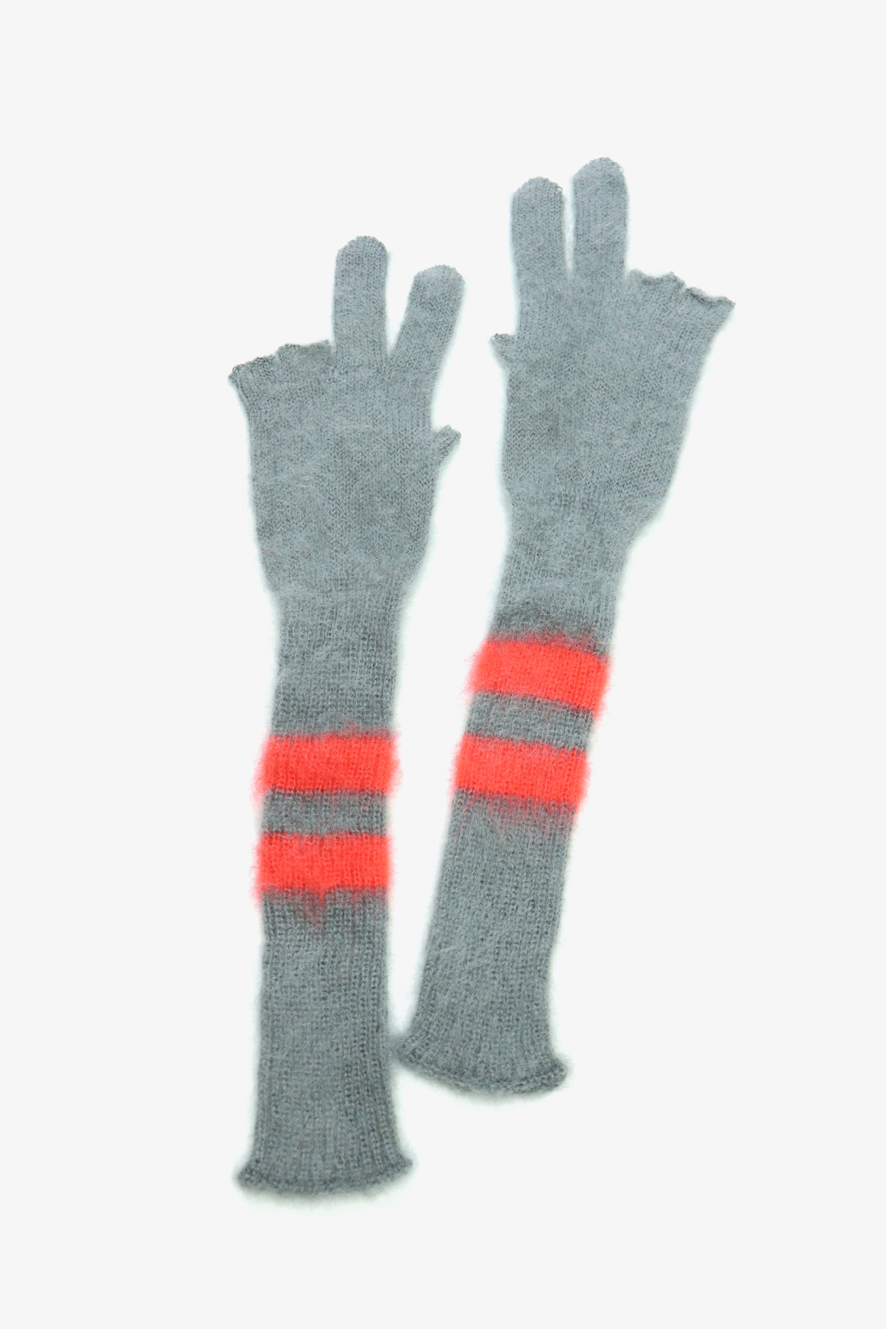 COGNOMEN(コグノーメン)のPEACE MOHAIR GLOVES GRAYの通販｜PALETTE