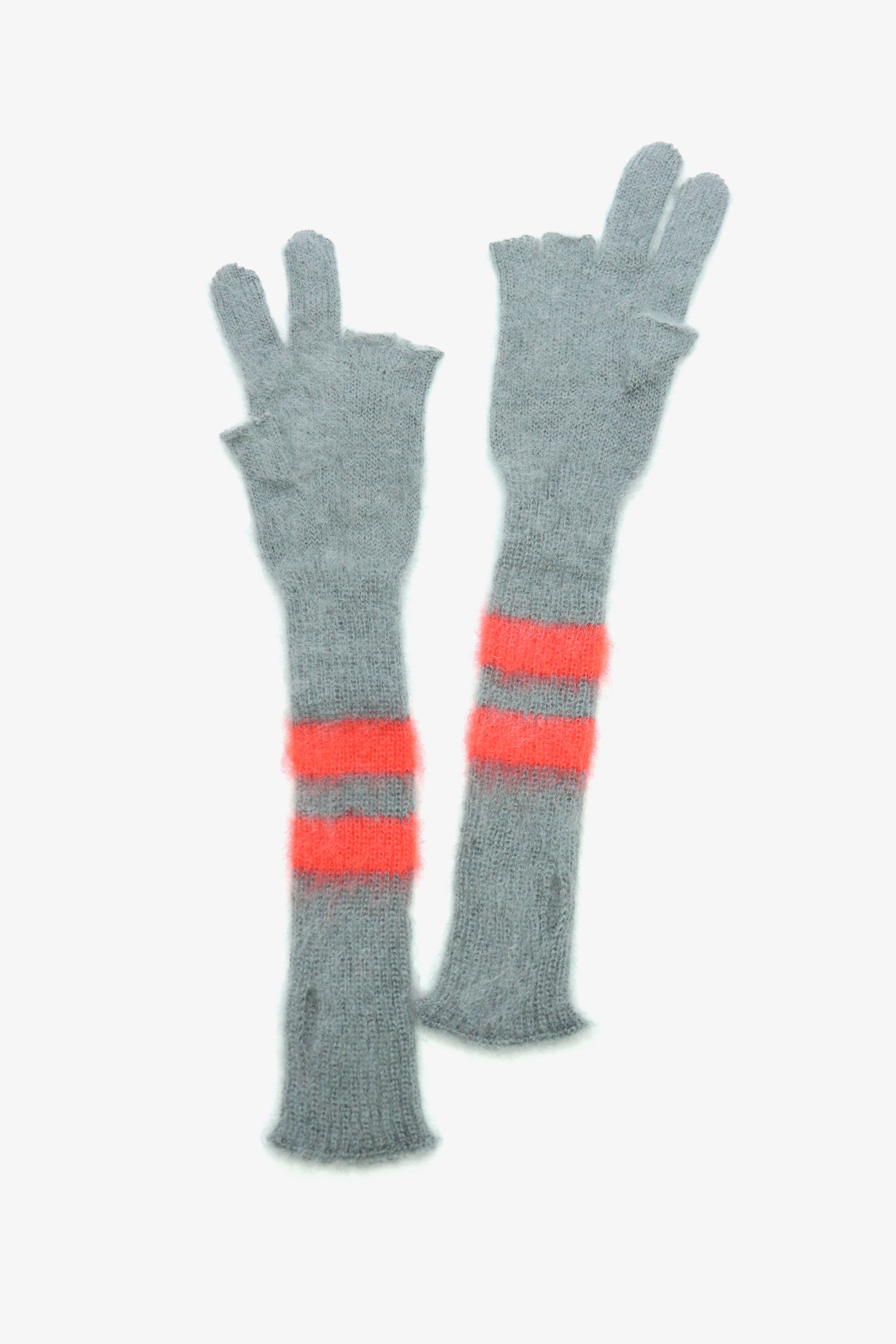 COGNOMEN(コグノーメン)のPEACE MOHAIR GLOVES GRAYの通販｜PALETTE