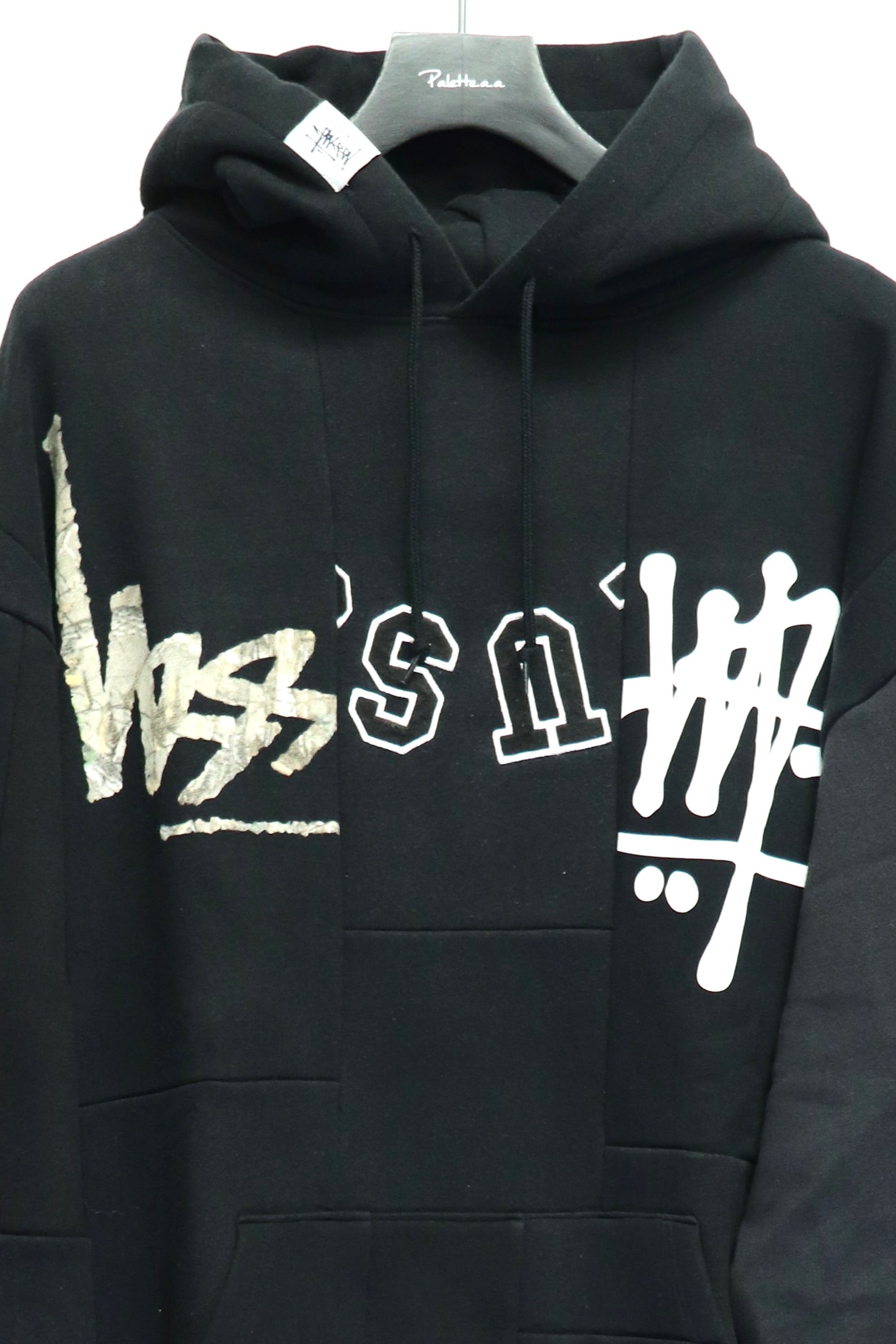 Takaya Hioki(タカヤヒオキ)のOLD STUSSY REMAKE HOODIE FRONT-1