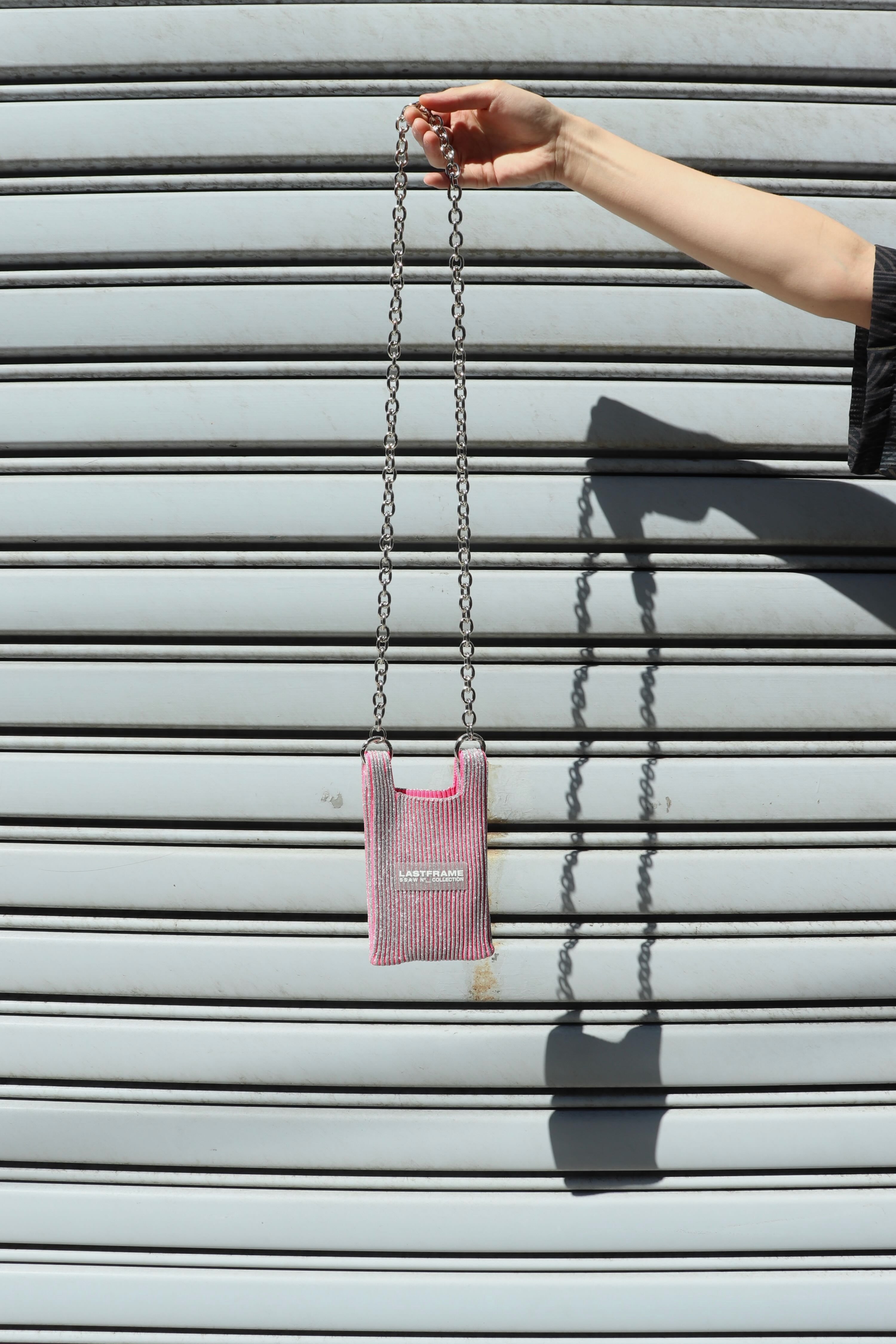 LASTFRAME(ラストフレーム)のKYOTO METALLIC MARKET BAG MICRO SILVER
