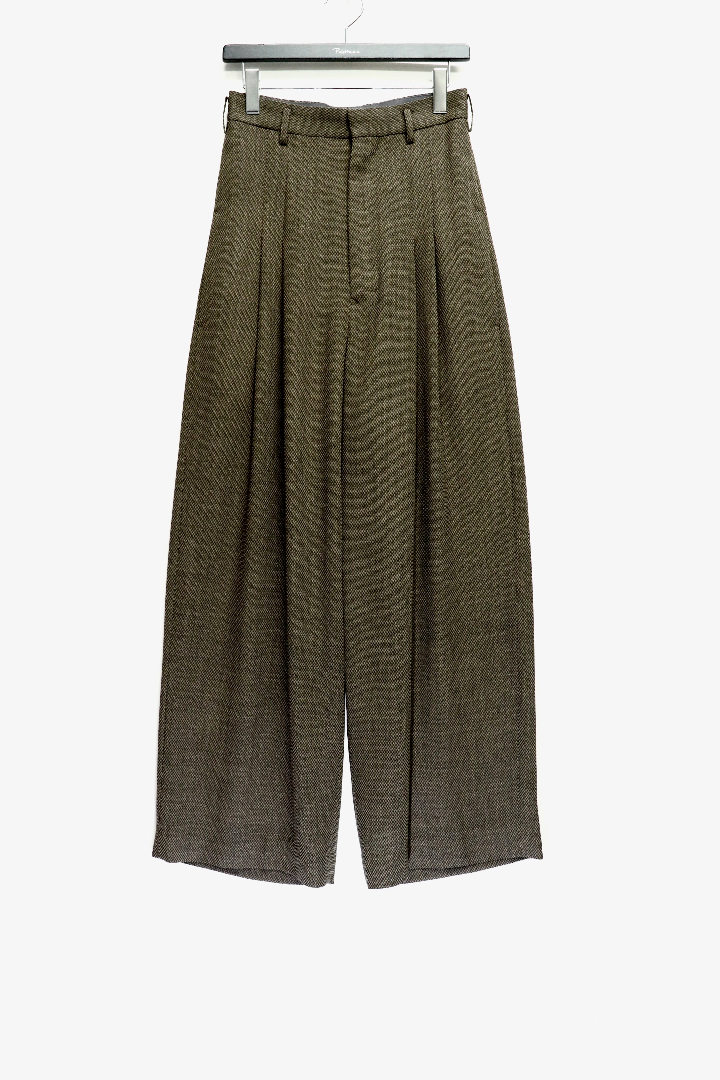 SOSHIOTSUKI(ソウシオオツキ)のWOOL SERGE HI-WAIST TROUSERS