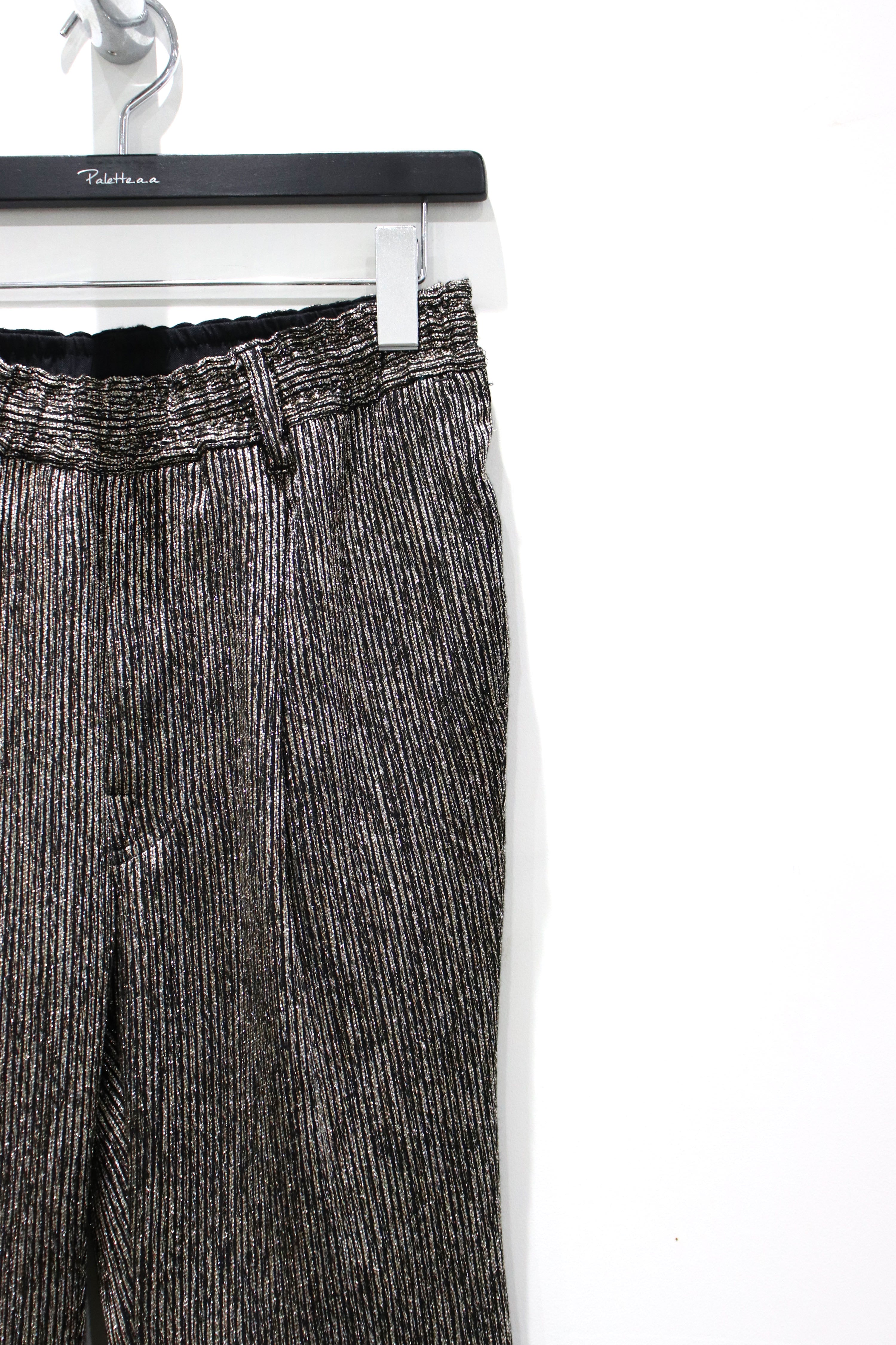 BED J.W. FORD(ベッドフォード)のGlitter Flare Pants SILVERの通販