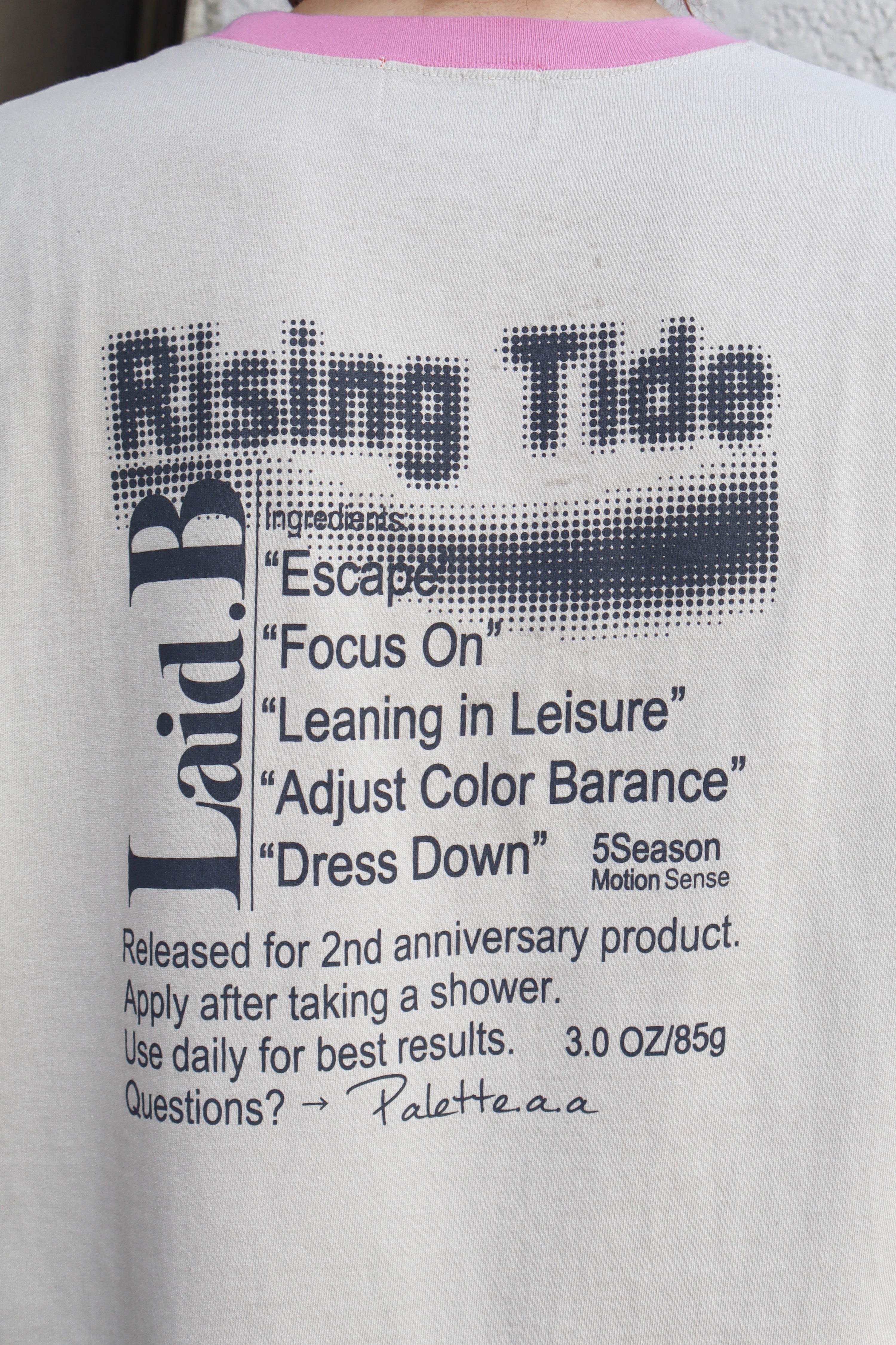 Laid.B(レイドビー)の“Exclusive”Rising tide T-Shirt BEIGE(Tシャツ 