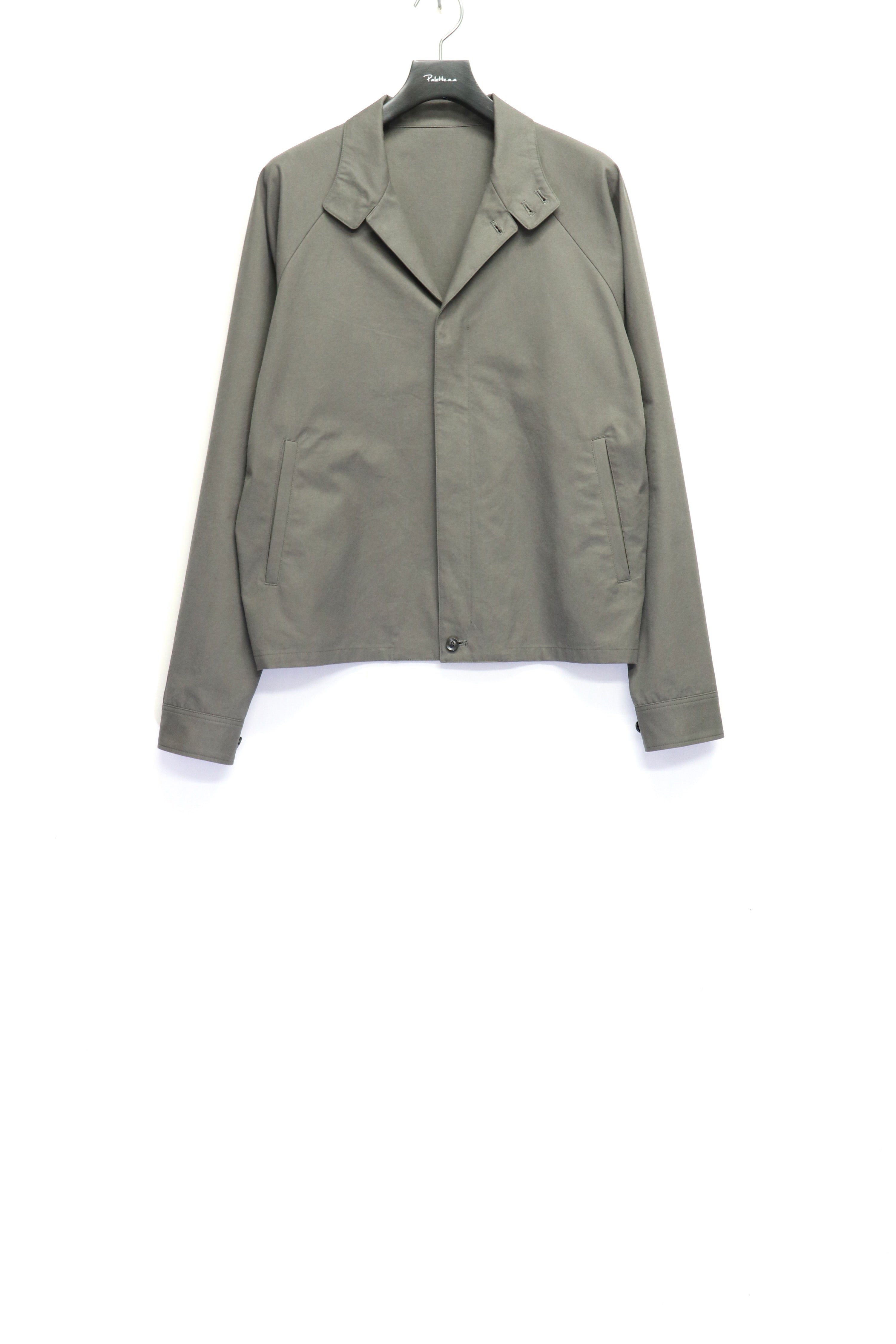 SOSHIOTSUKI(ソウシオオツキ)のGIZA COTTON TRUCKER JACKET CHARCOALの